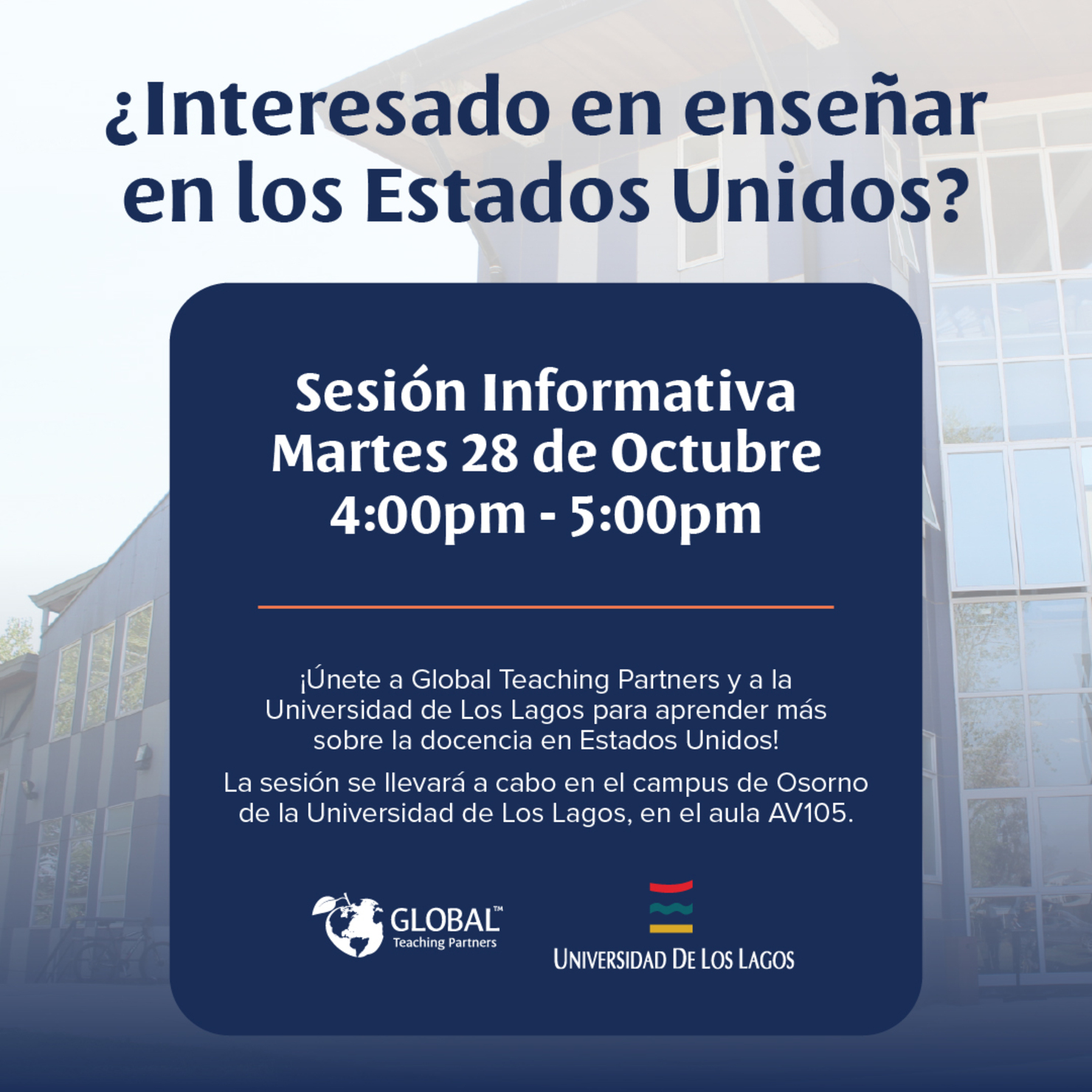 Sesión Informativa para Enseñar en los Estados Unidos