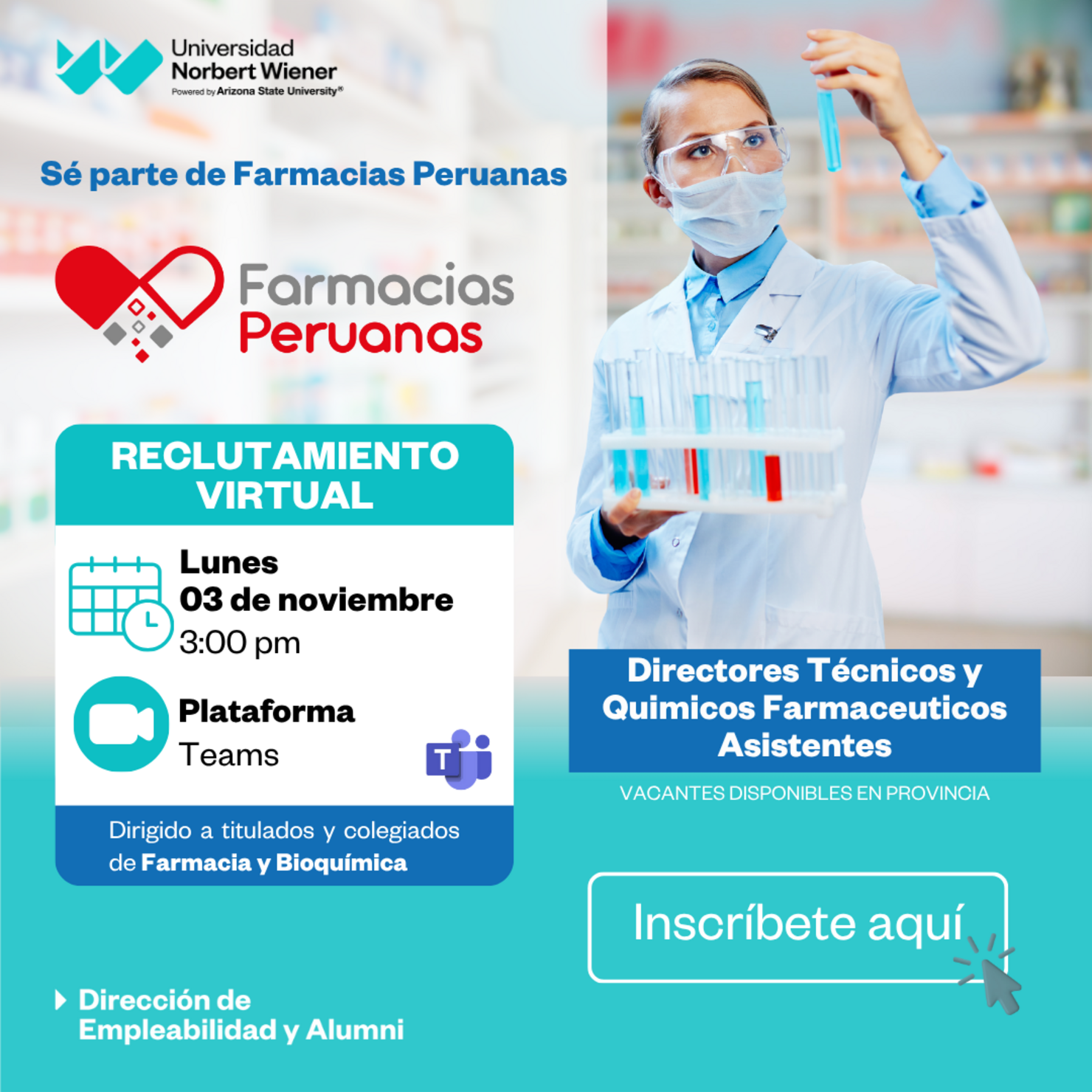 💊RECLUTAMIENTO VIRTUAL CON FARMACIAS PERUANAS💊