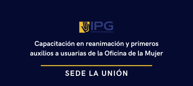 Capacitación en reanimación y primeros auxilios a usuarias de la Oficina de la Mujer