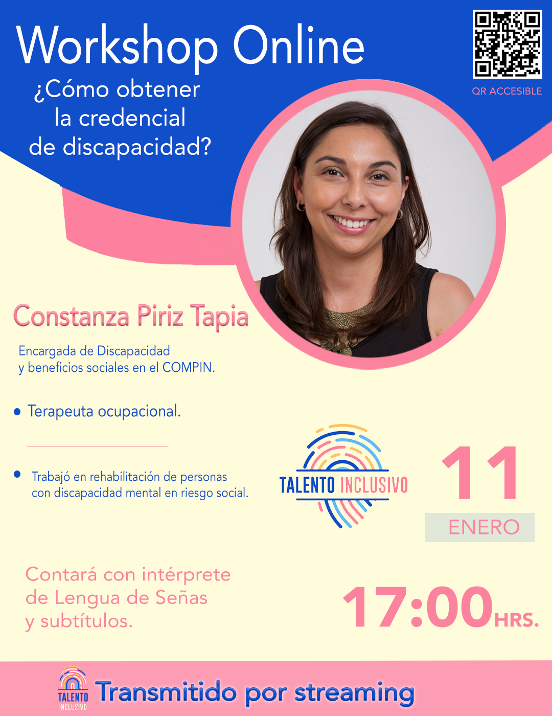 Workshop "¿Cómo obtener la credencial de discapacidad?"