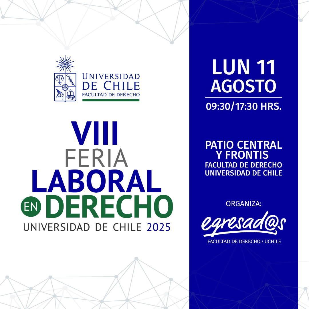 Participa de la VIII Feria Laboral Derecho Universidad de Chile