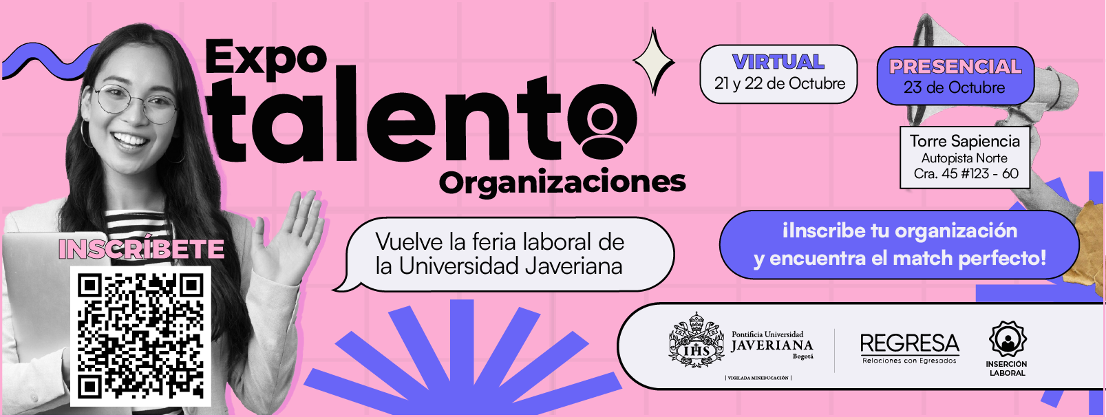 BOGOTÁ | Invitación para las organizaciones a la feria laboral Expotalento