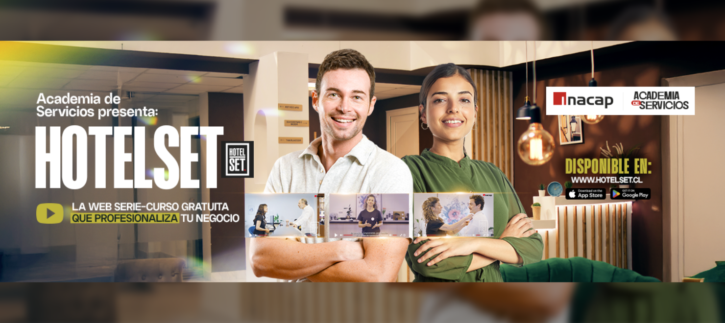 INACAP lanza "Hotel SET": la primera webserie educativa gratuita para quienes buscan emprender con excelencia en el servicio