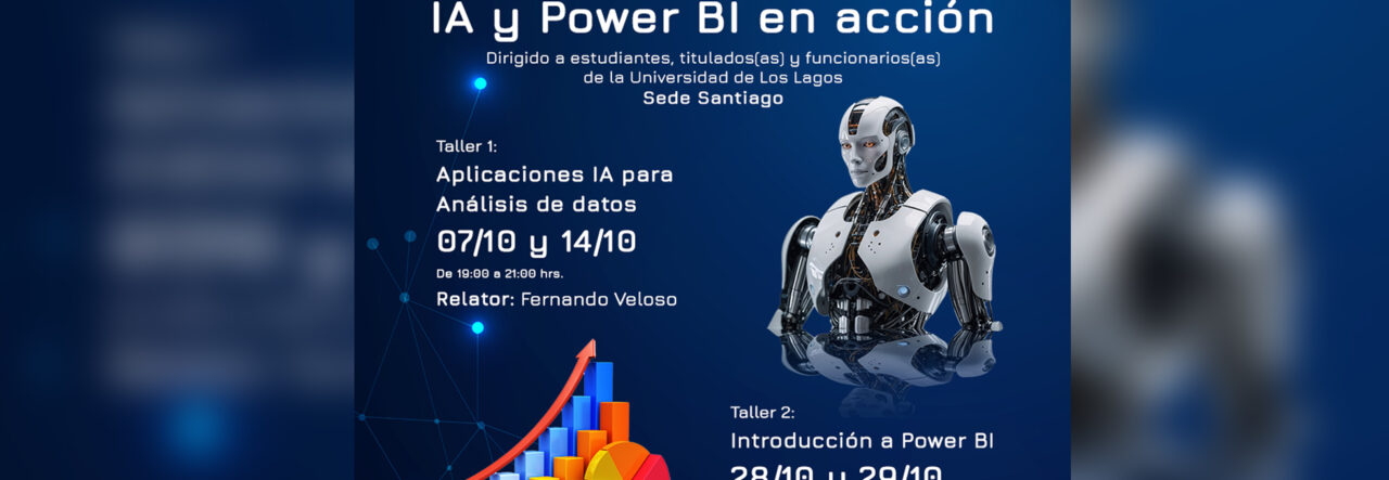 ULagos da inicio al ciclo de talleres “IA y Power BI en acción” con destacada participación de autoridades y comunidad universitaria