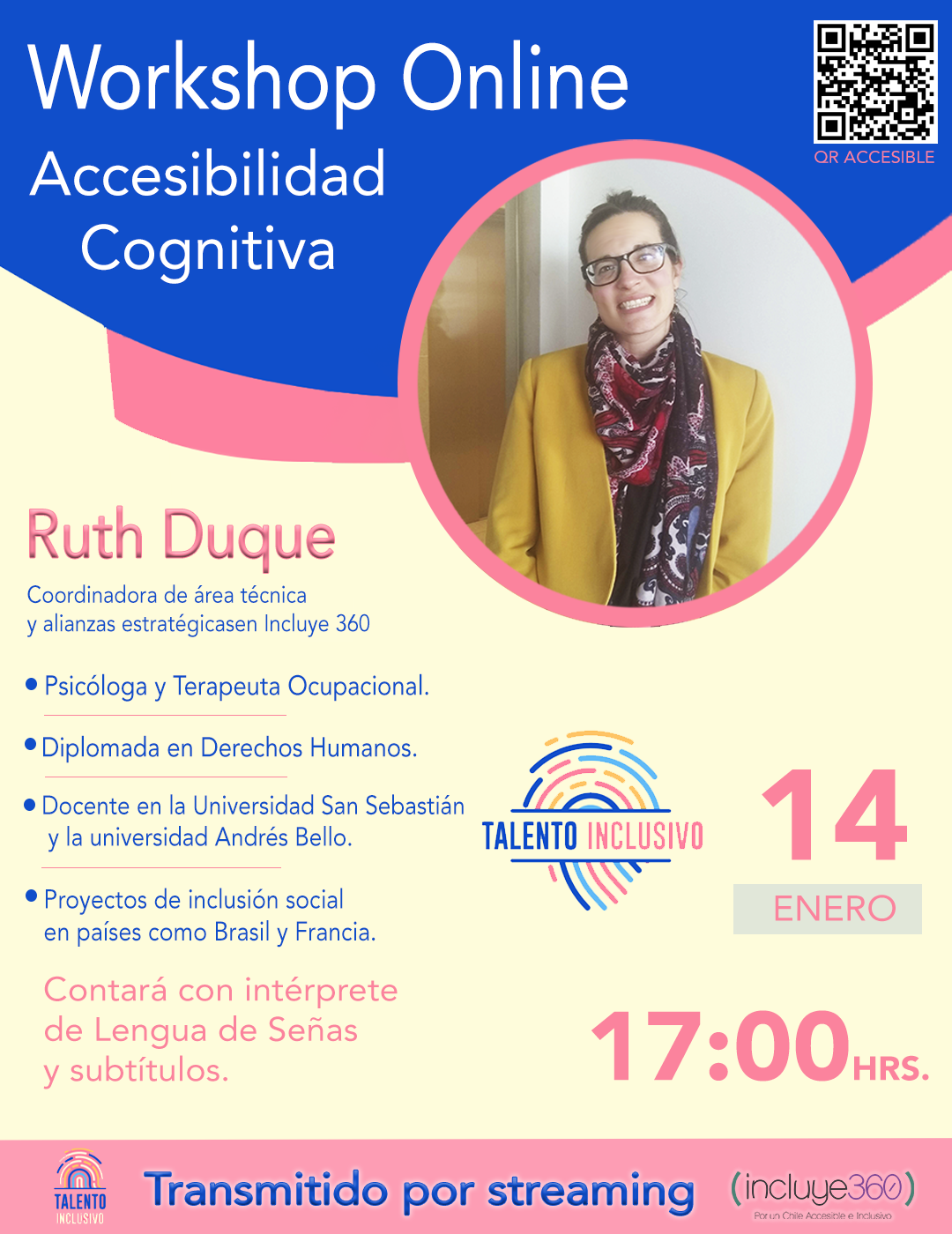 Workshop "Accesibilidad Cognitiva", por Ruth Duque