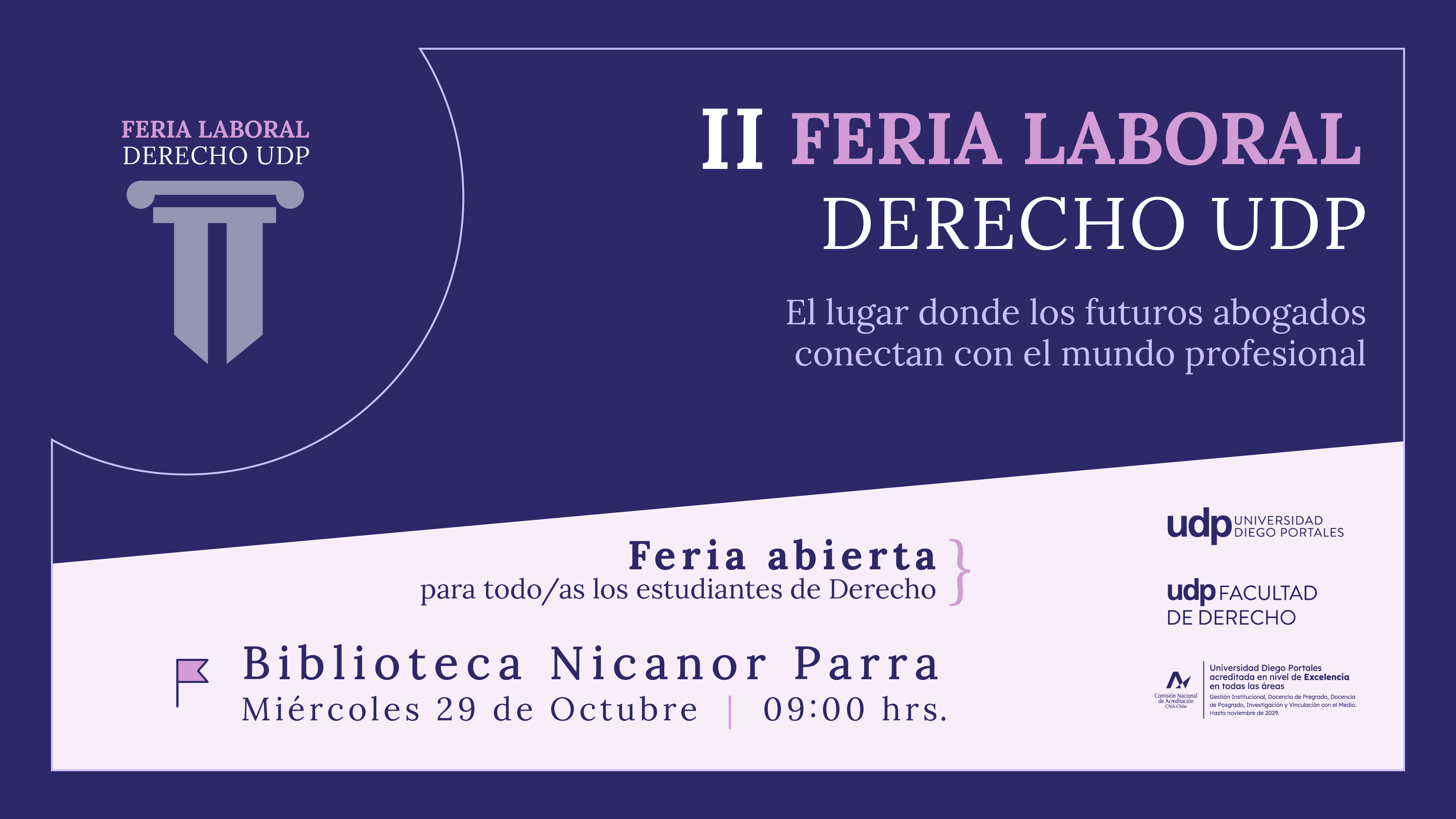 Feria Laboral de la Facultad de Derecho UDP