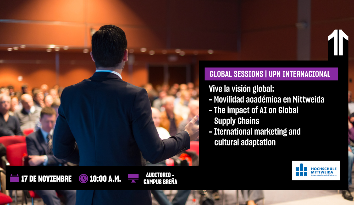 Vive la visión global con Hochschule Mittweida