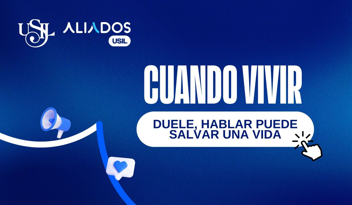 Cuando vivir duele, hablar puede salvar una vida