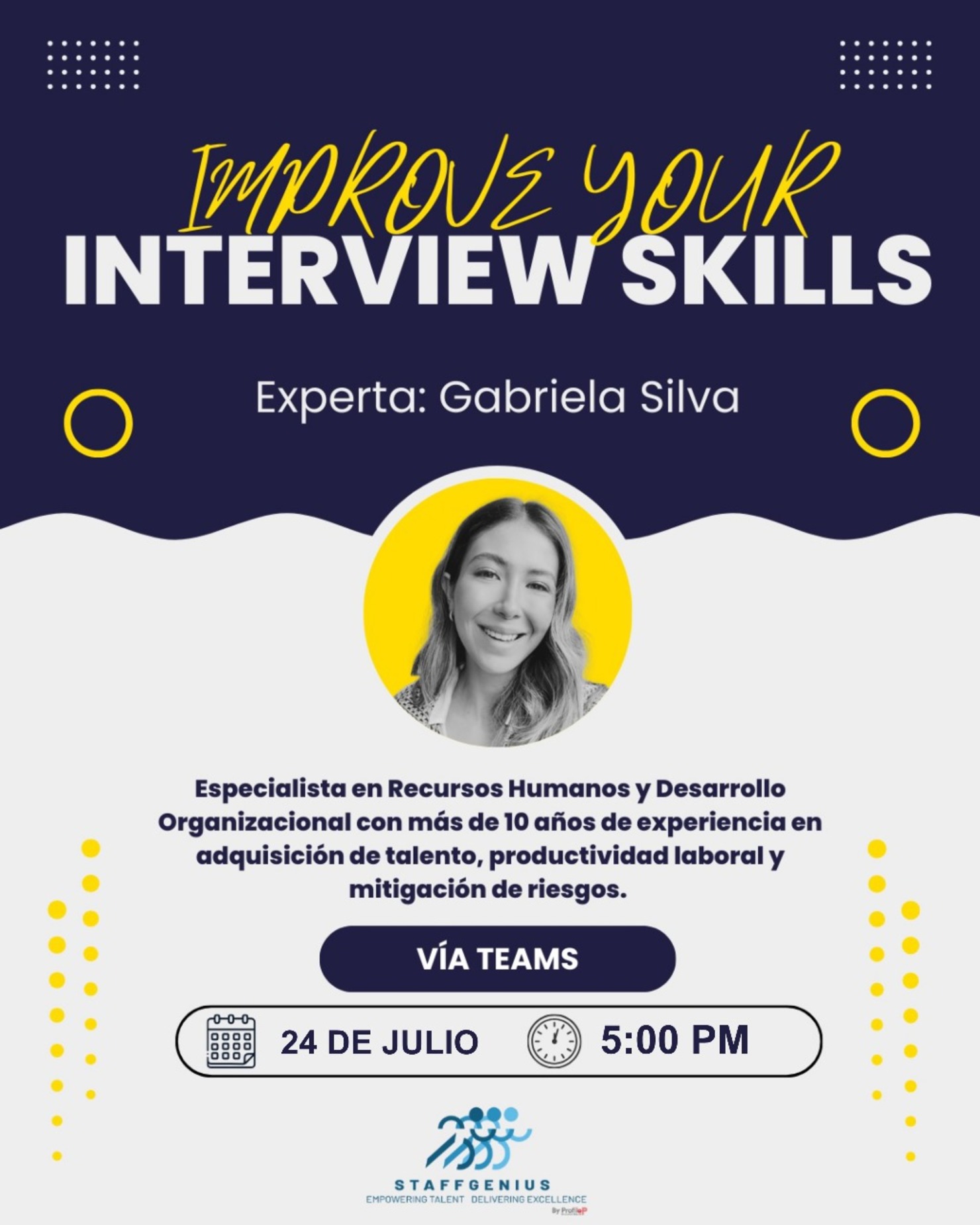 Improve Your Interview Skill – Oportunidades profesionales con Pharmbills