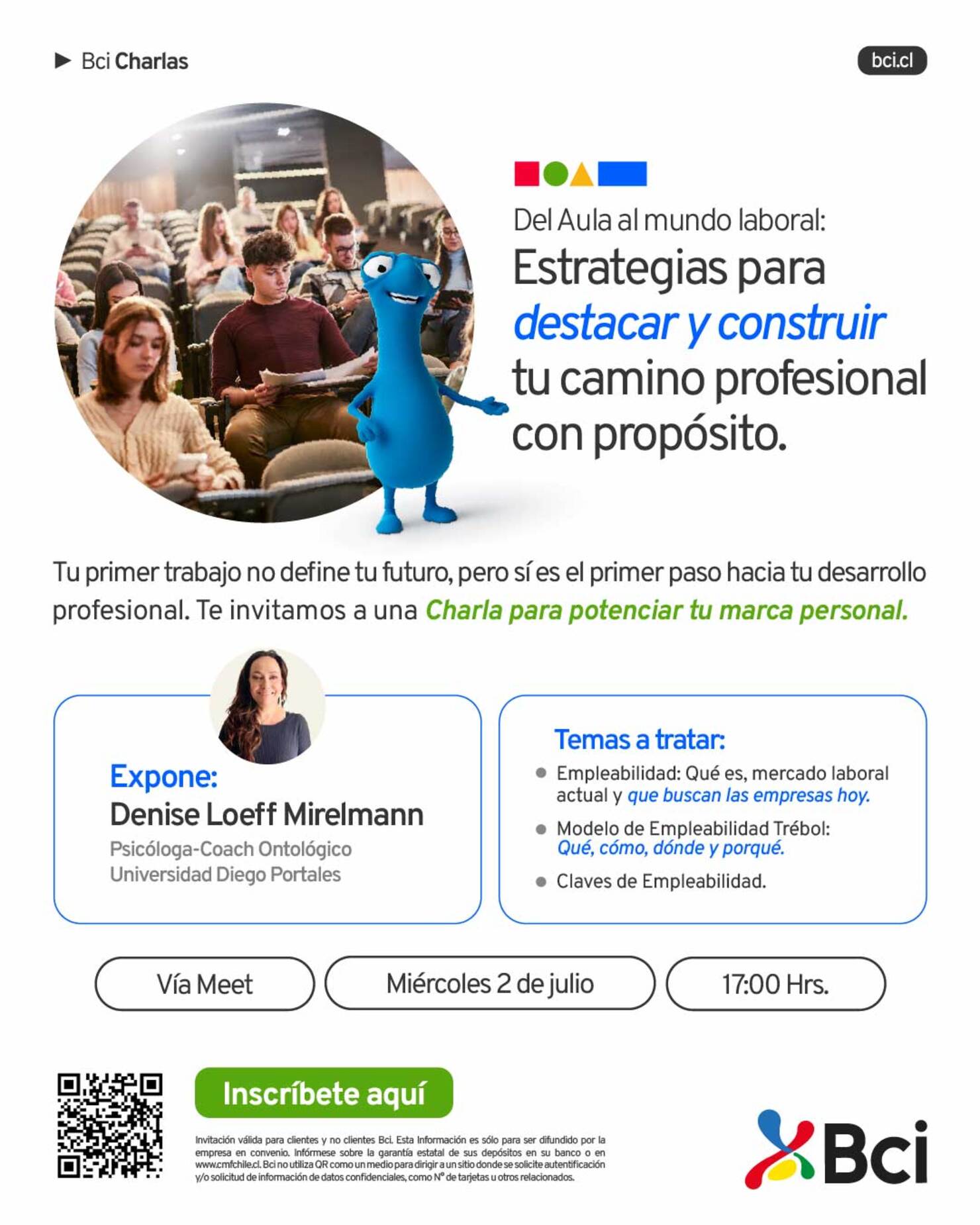 Del Aula al mundo laboral "Estrategias para destacar y construir tu camino profesional con propósito"