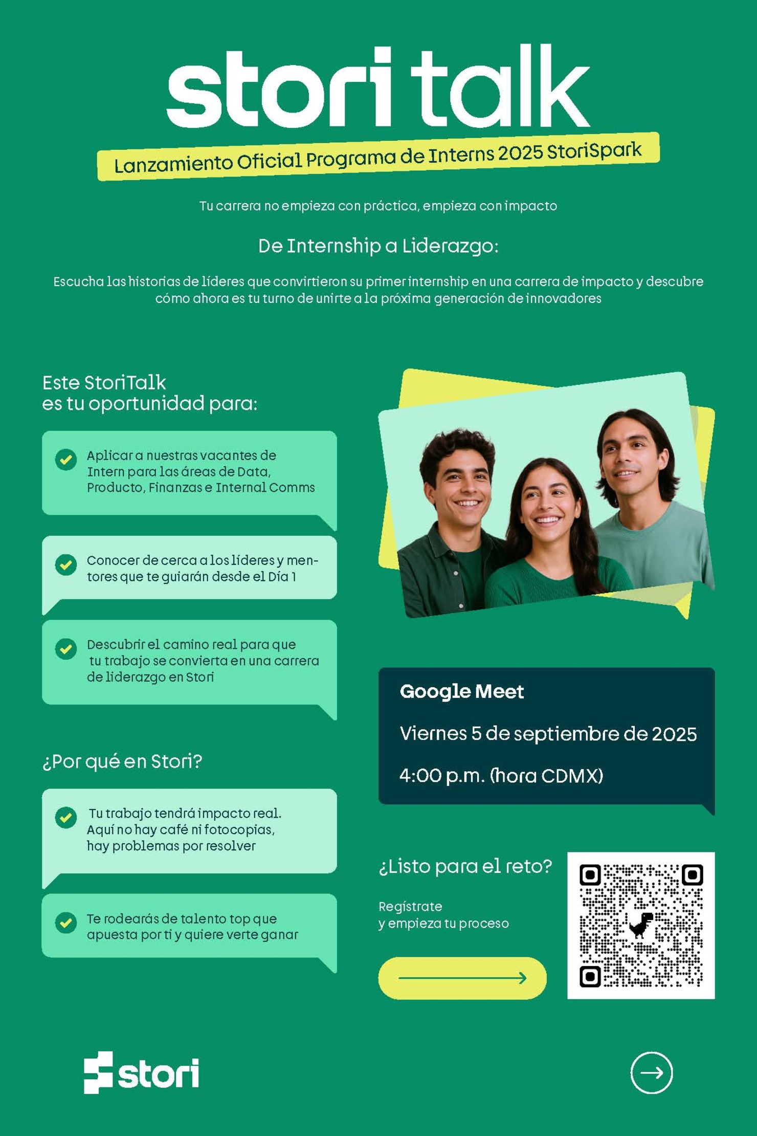 Programa de Interns en Stori