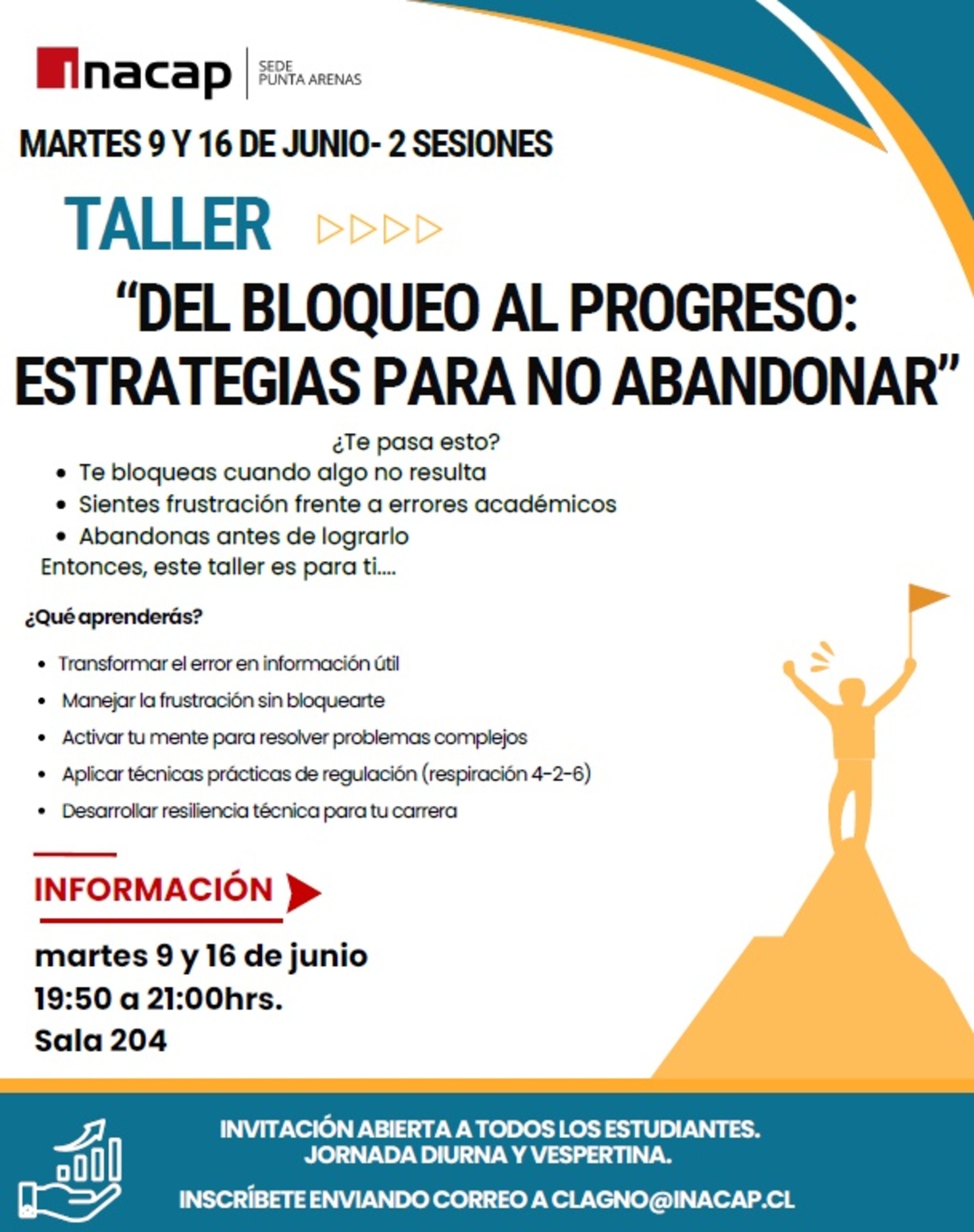 Del bloqueo al progreso: estrategias para no abandonar