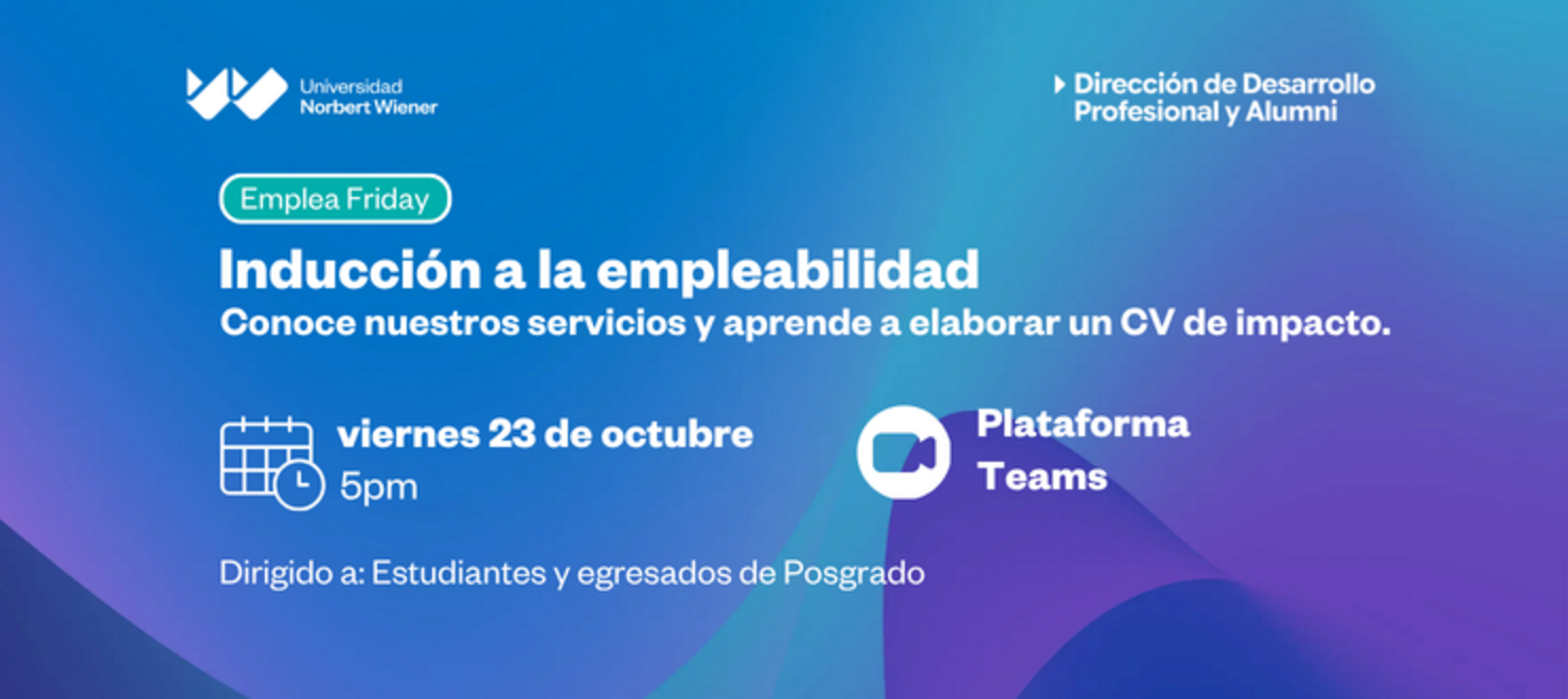 Emplea Friday: Inducción a la empleabilidad
