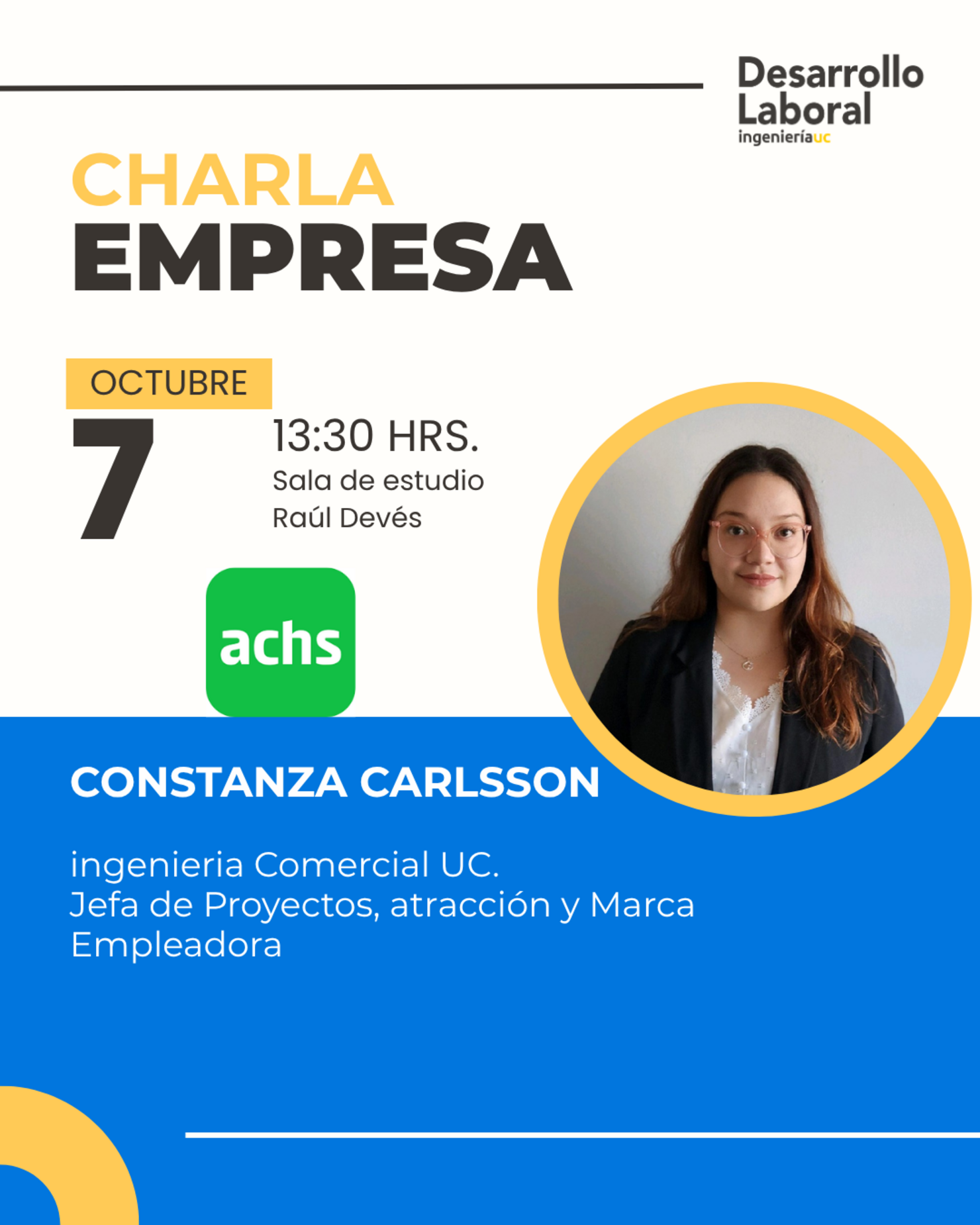 ¡Súmate a la Achs! Tu carrera con propósito empieza aquí