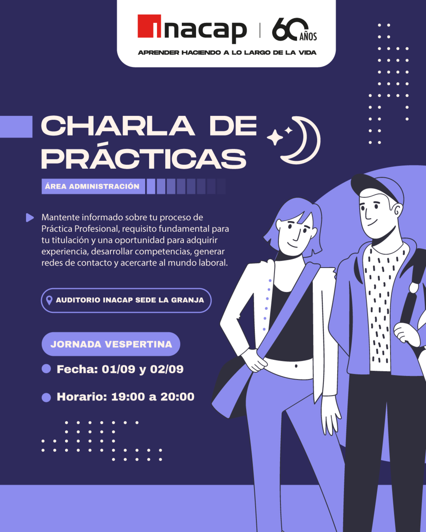 📣 Charla de Prácticas Profesionales | Área Administración