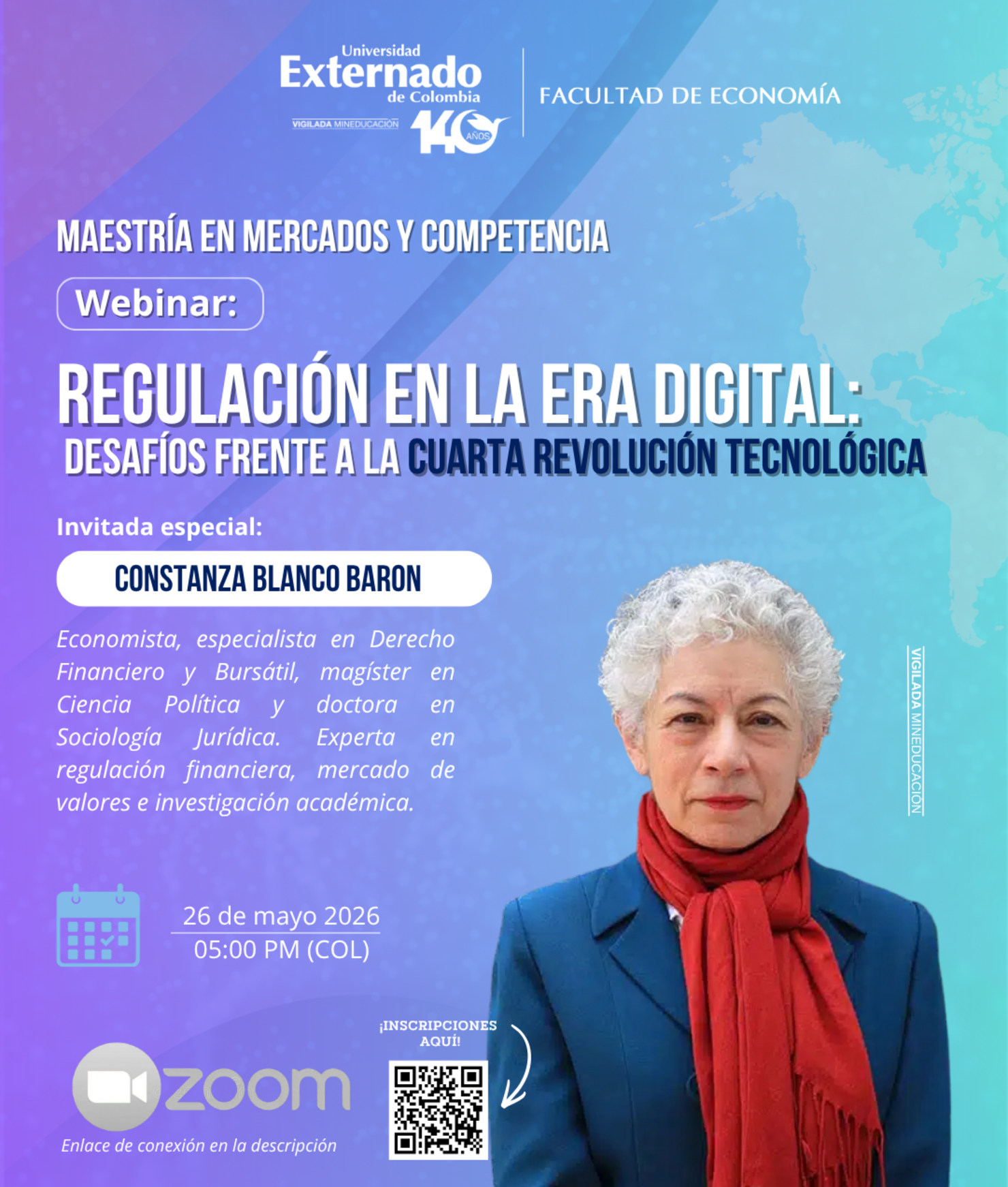 Masterclass Regulación en la era digital: desafíos frente a la cuarta revolución tecnológica
