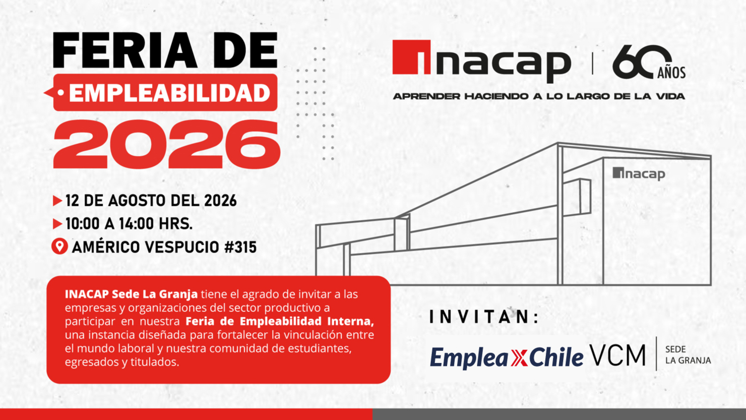 🚀 Feria de Empleabilidad INACAP Sede La Granja 2026