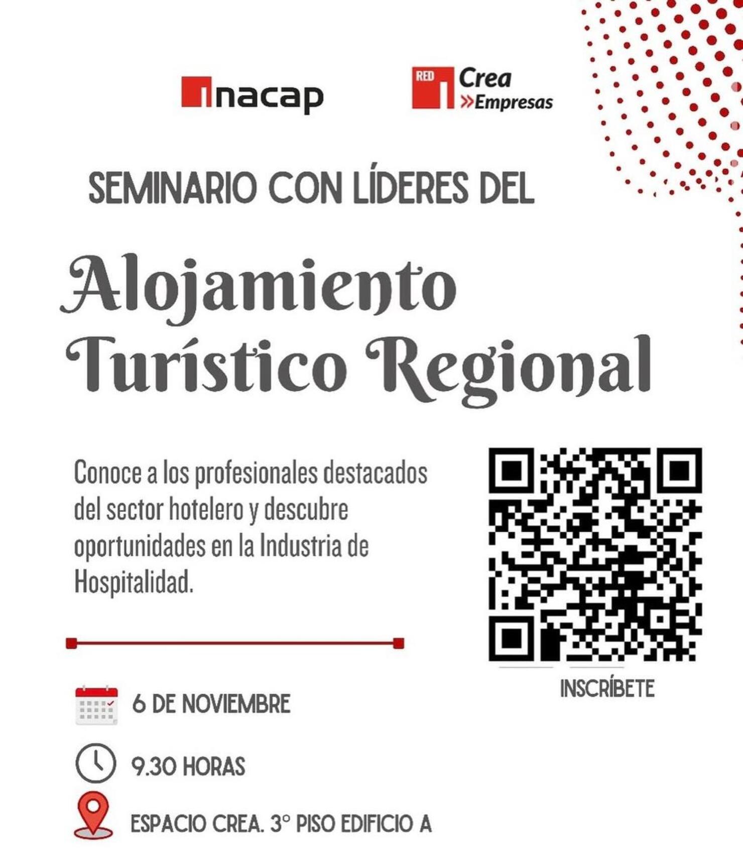 SEMINARIO CON LÍDERES DEL ALOJAMIENTO TURÍSTICO REGIONAL