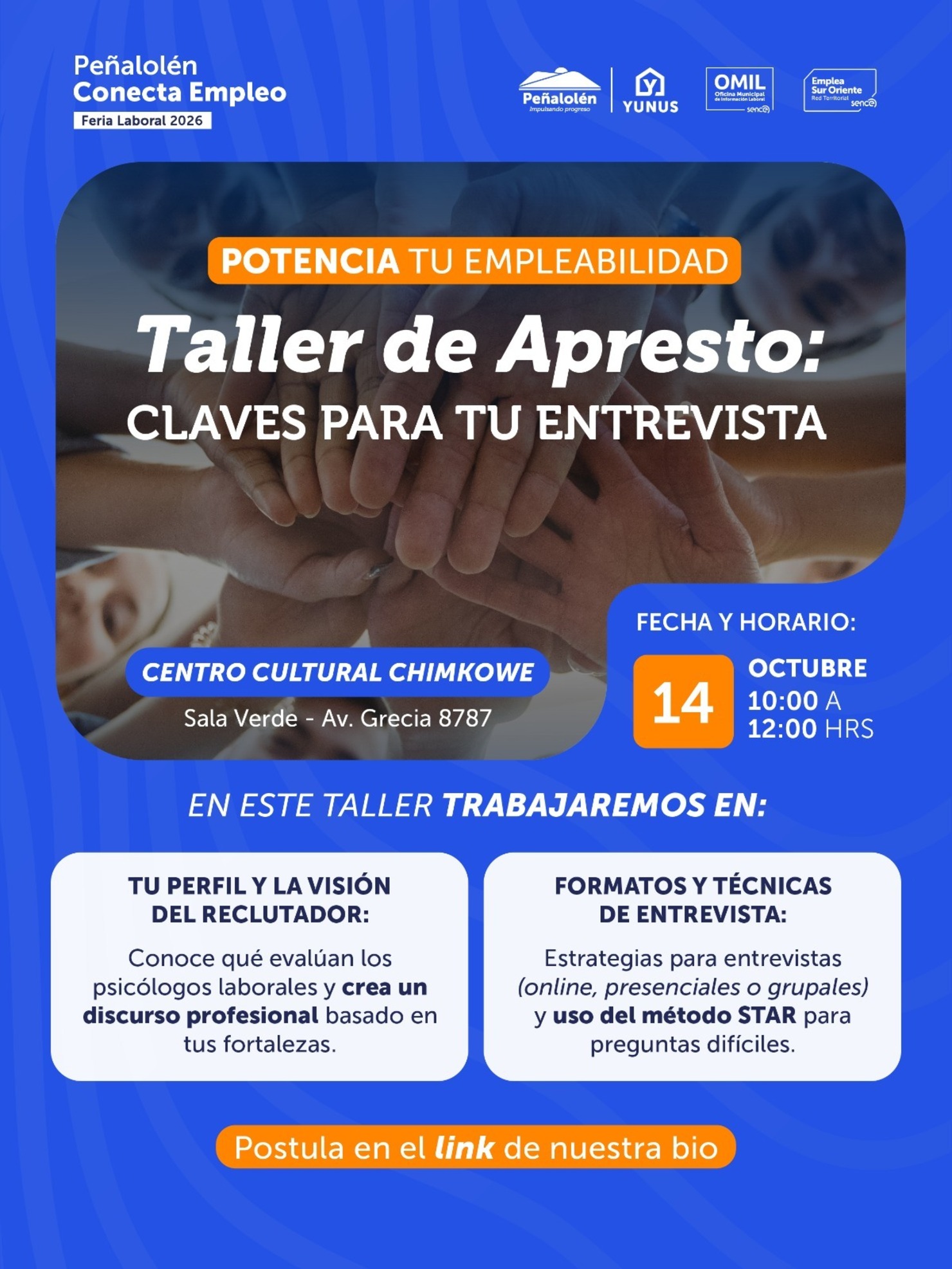 Taller de Apresto Laboral OMIL Peñalolén