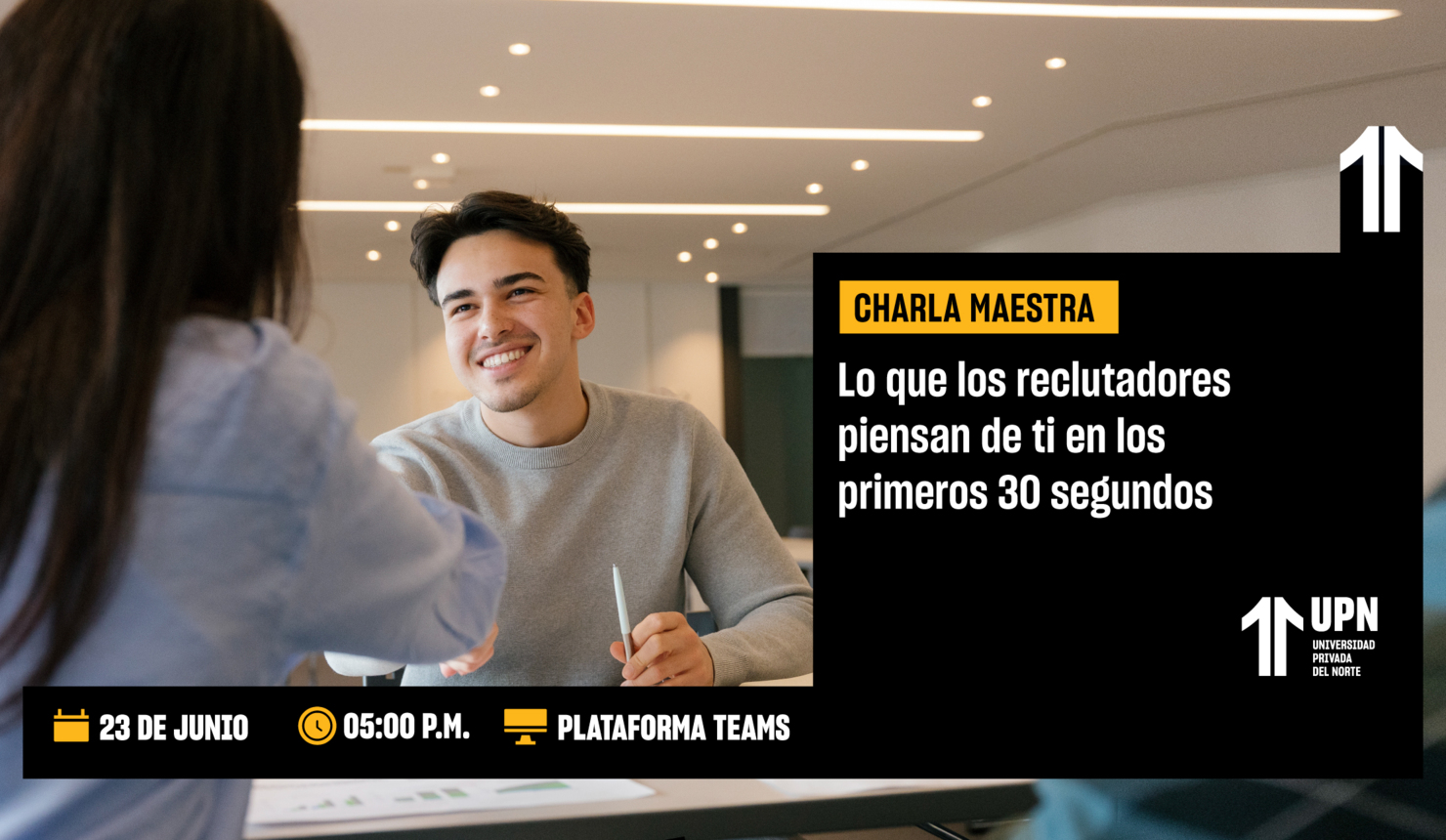 Lo que los reclutadores piensan de ti en los primeros 30 segundos