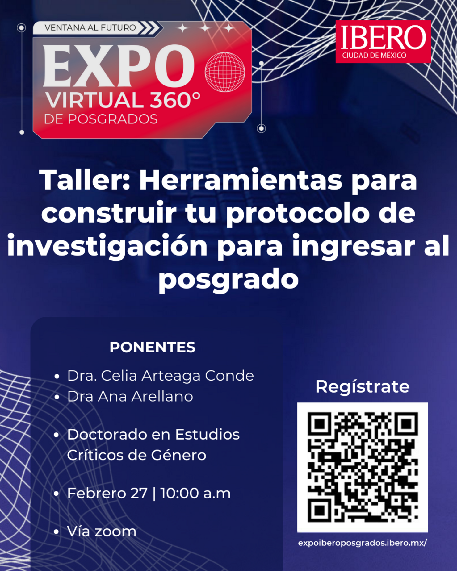 Taller: Herramientas para construir tu protocolo de investigación para ingresar al posgrado