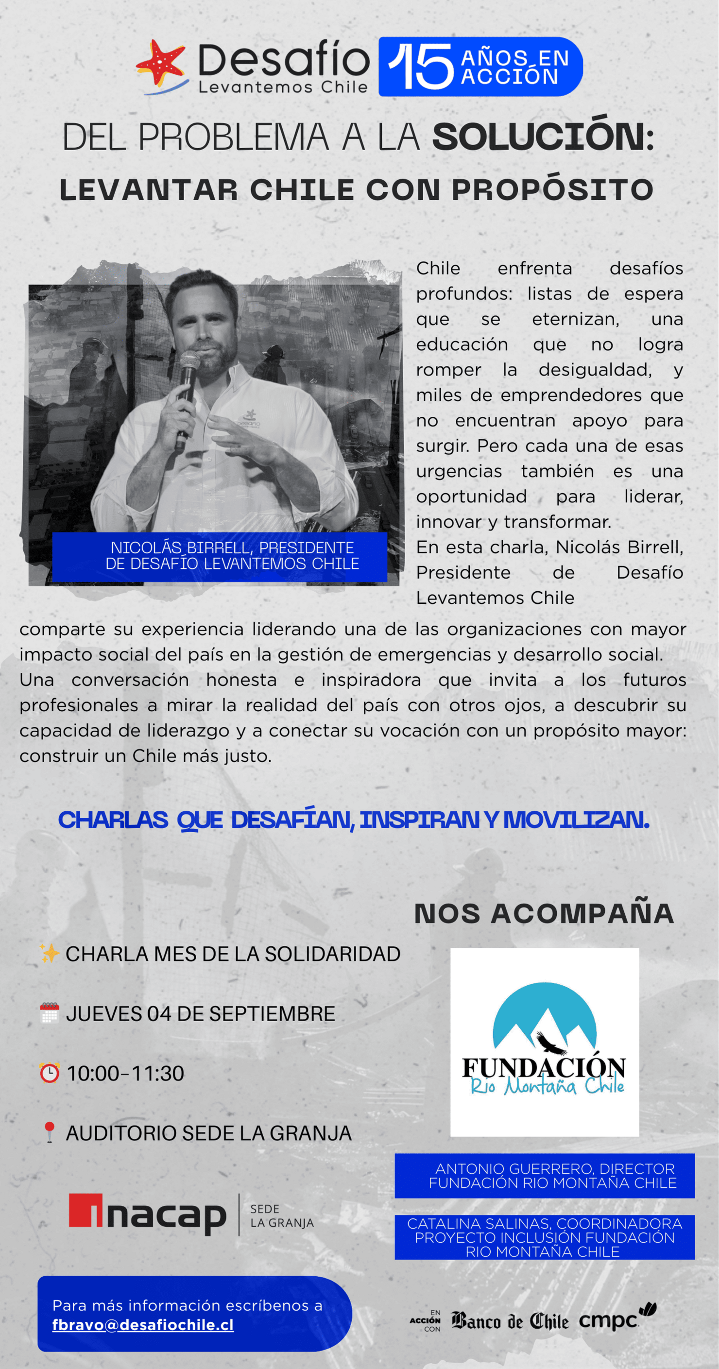 Levantar Chile con propósito