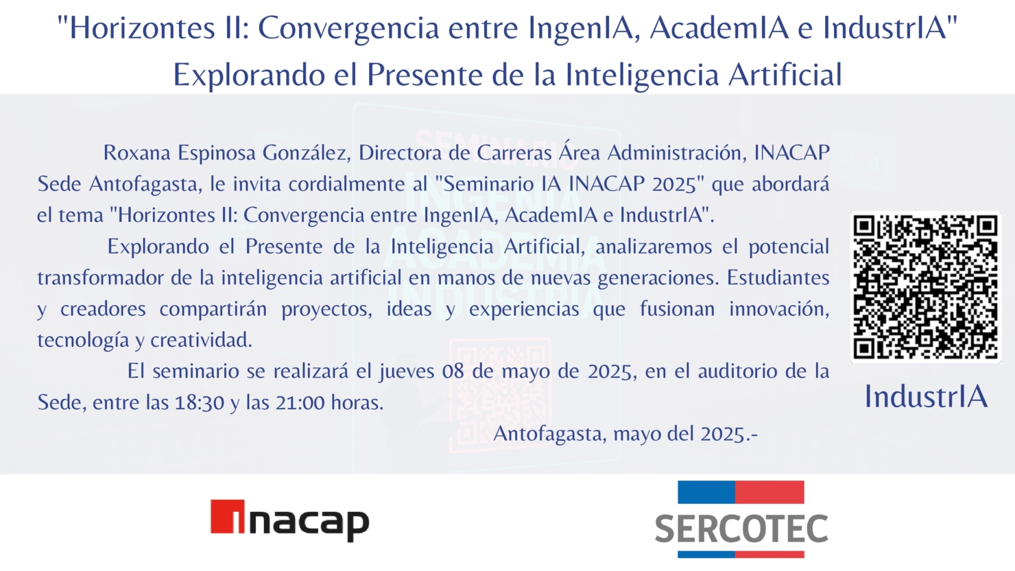 “Seminario Inteligencia Artificial INACAP 2025”