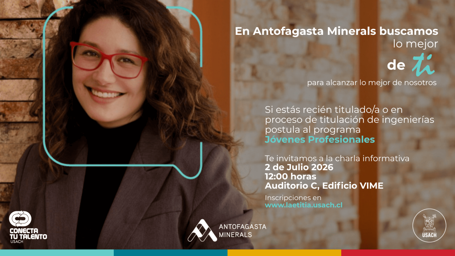 Charla "Programa Jóvenes Profesionales" de Antofagasta Minerals