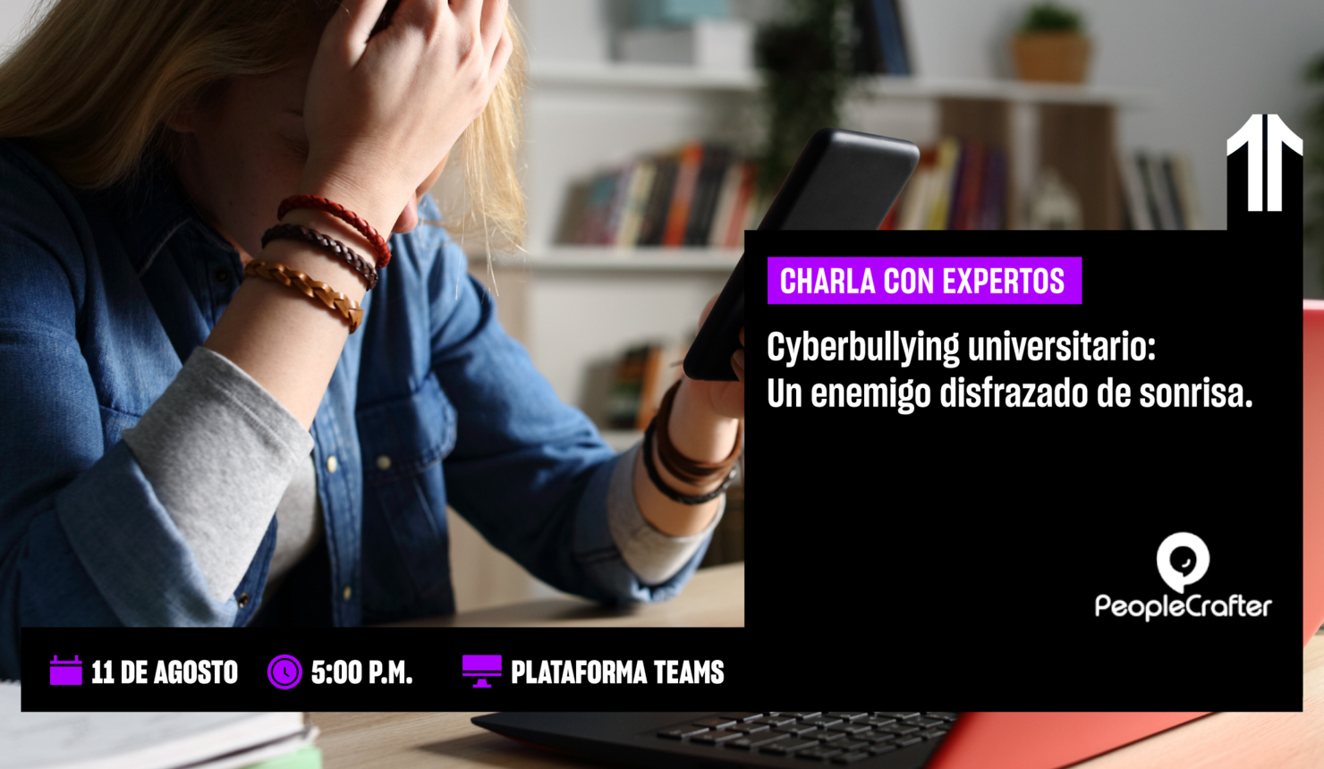 Cyberbullying universitario: Un enemigo disfrazado de sonrisa.