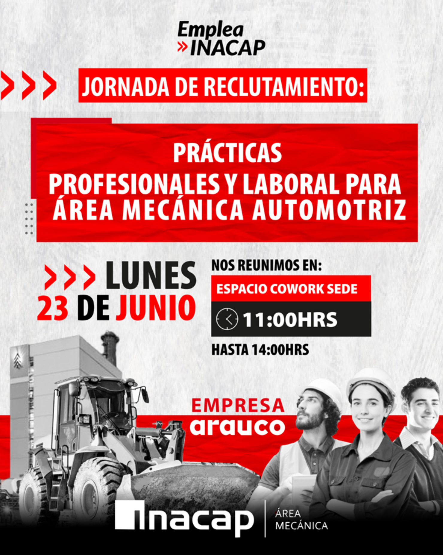 Jornada de Reclutamiento: Prácticas Profesionales y Laboral para área Mecánica Automotriz