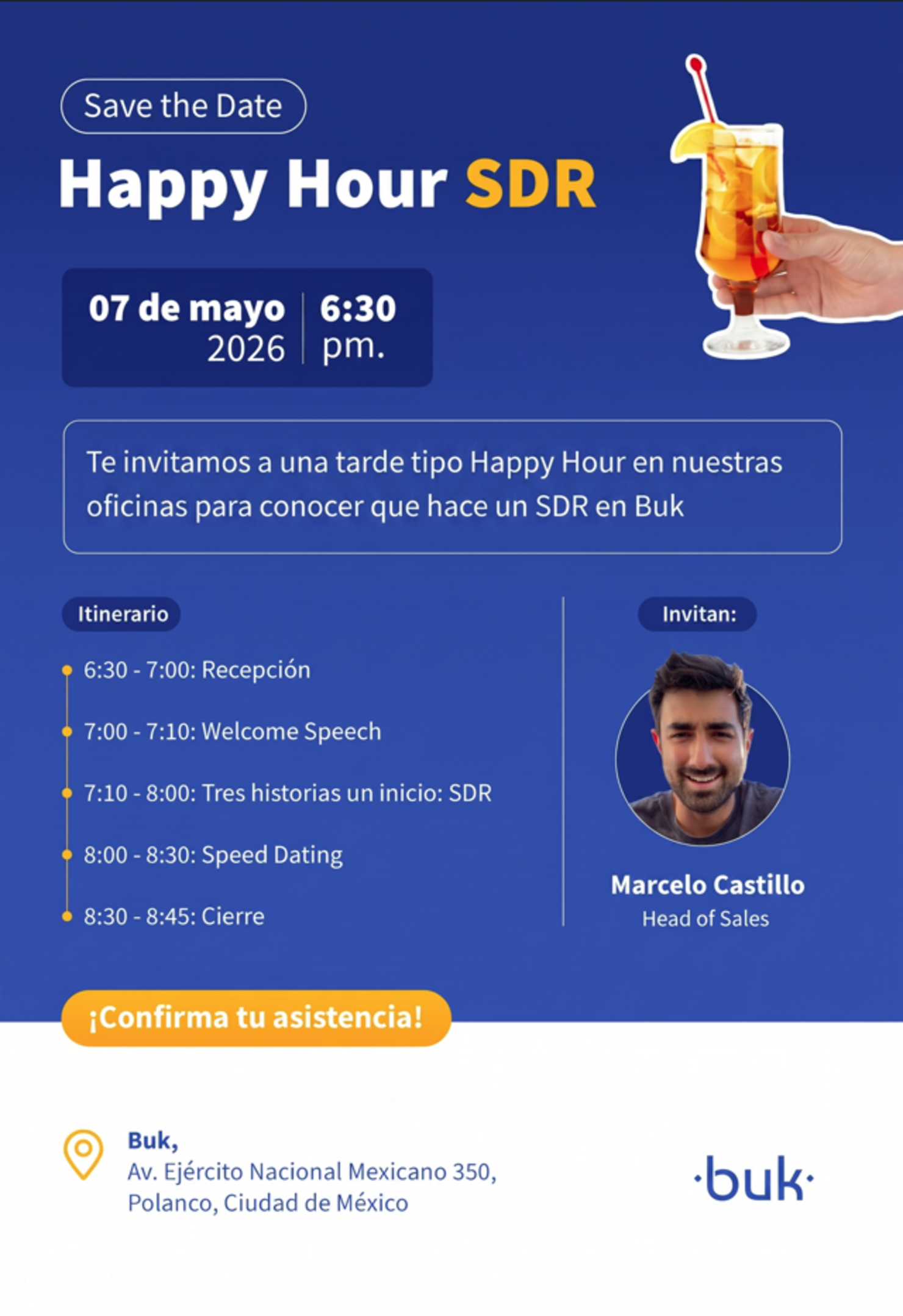Happy Hour SDR: Buk