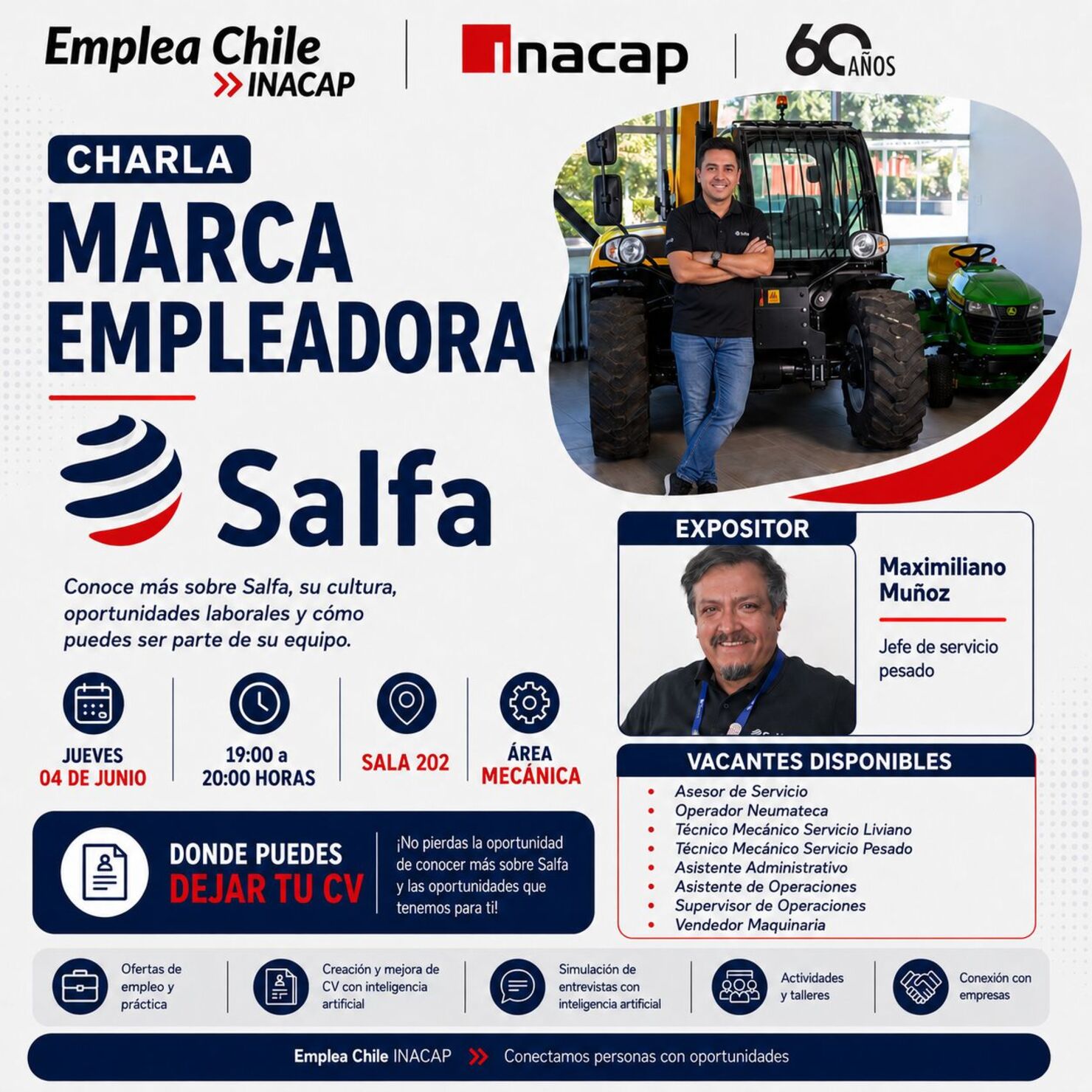Charla Marca Empleadora + Reclutamiento Empresa SALFA