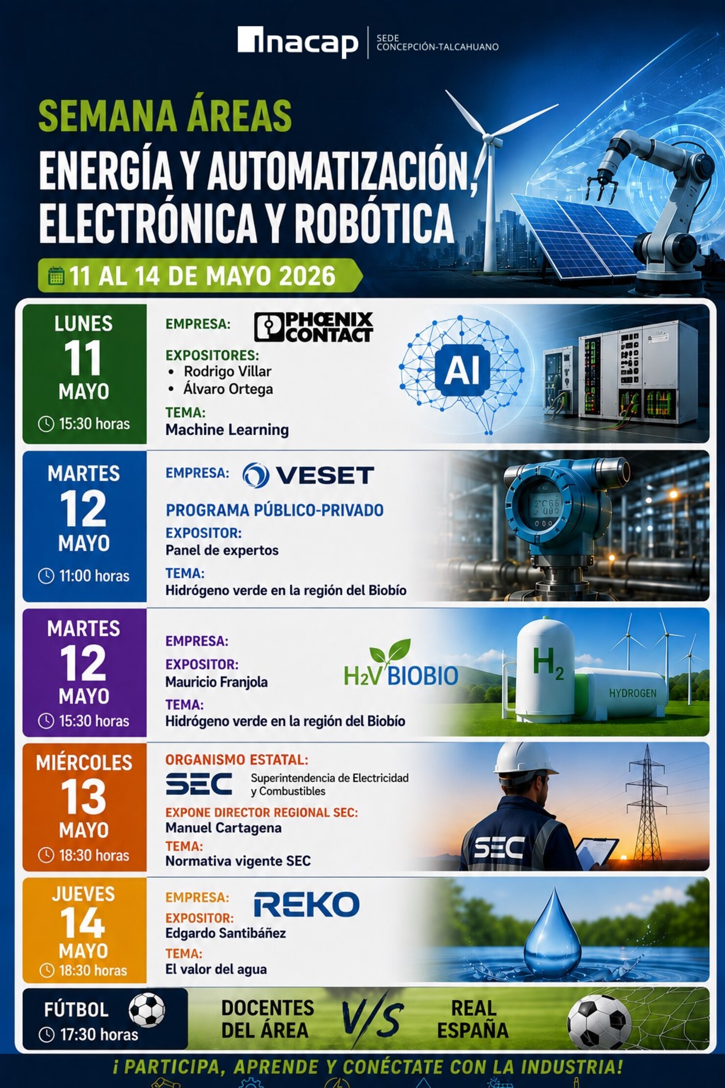 Semana Áreas: Energía y Automatización / Electrónica y Robótica