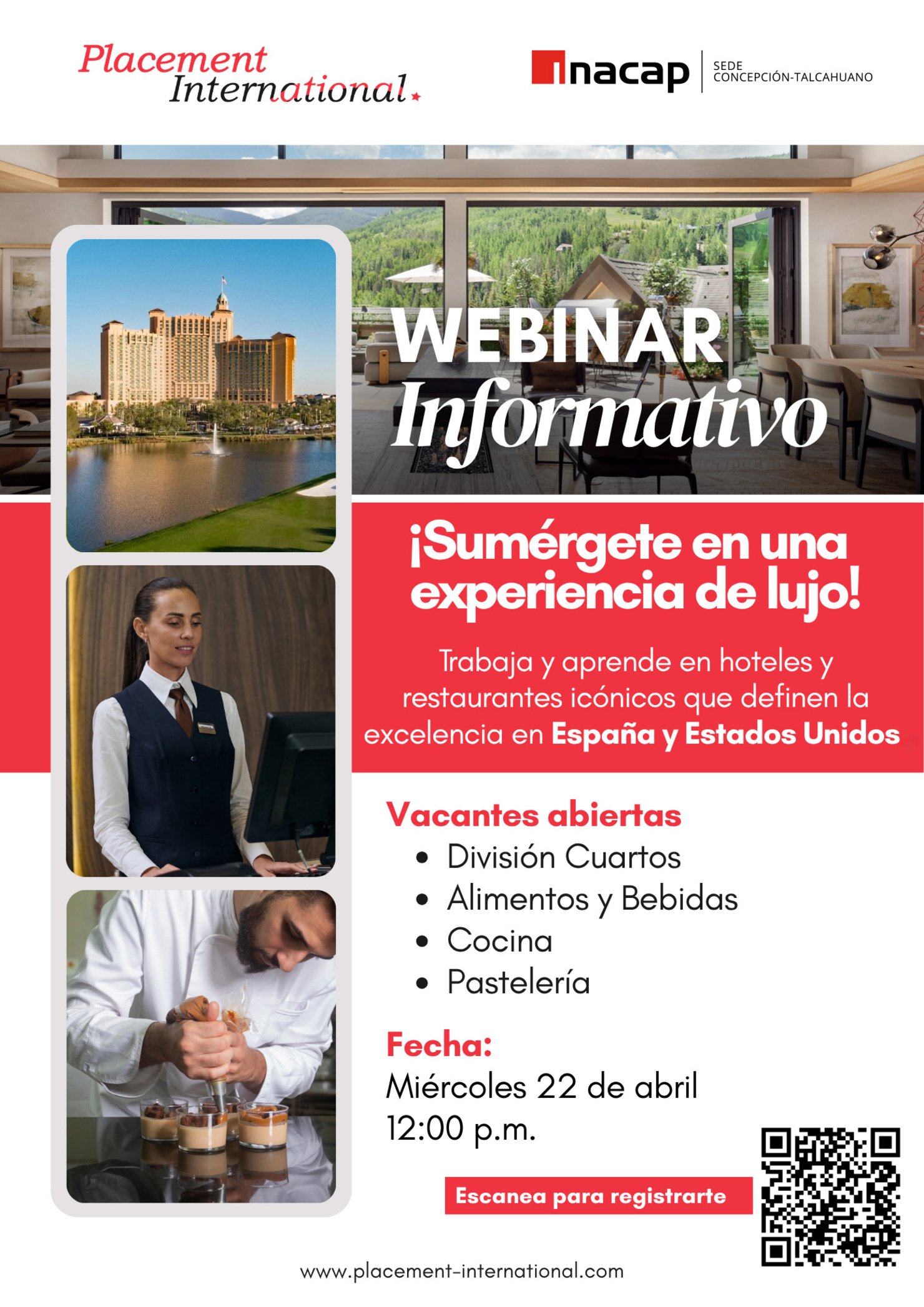 Webinar "Trabaja y aprende en España y Estados Unidos"