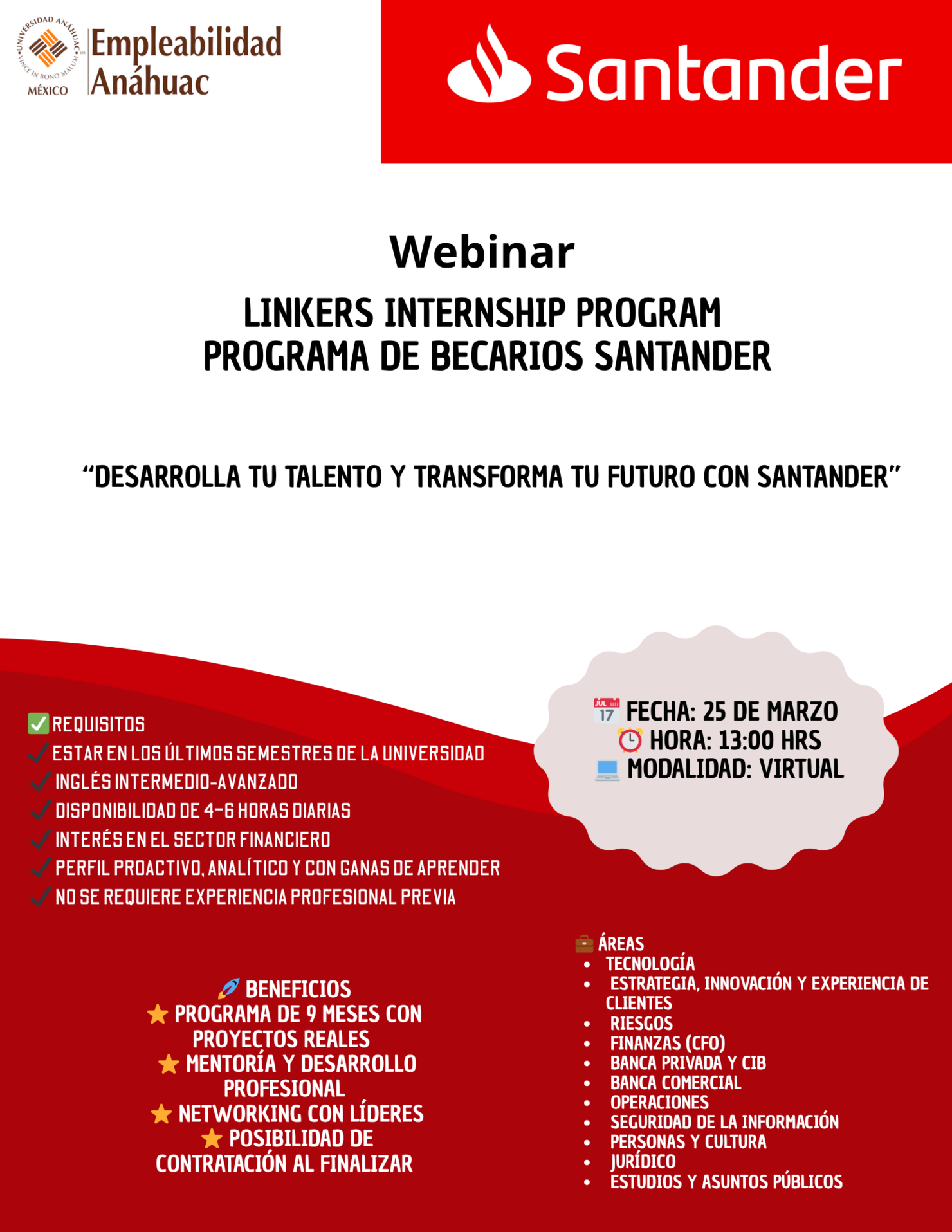Programa de becarios Linkers: Santander