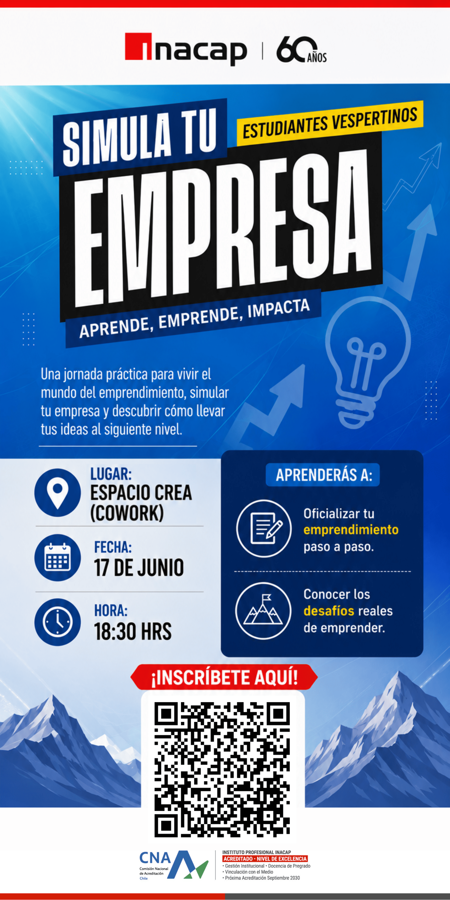 Simula tu empresa - Jornada Vespertina