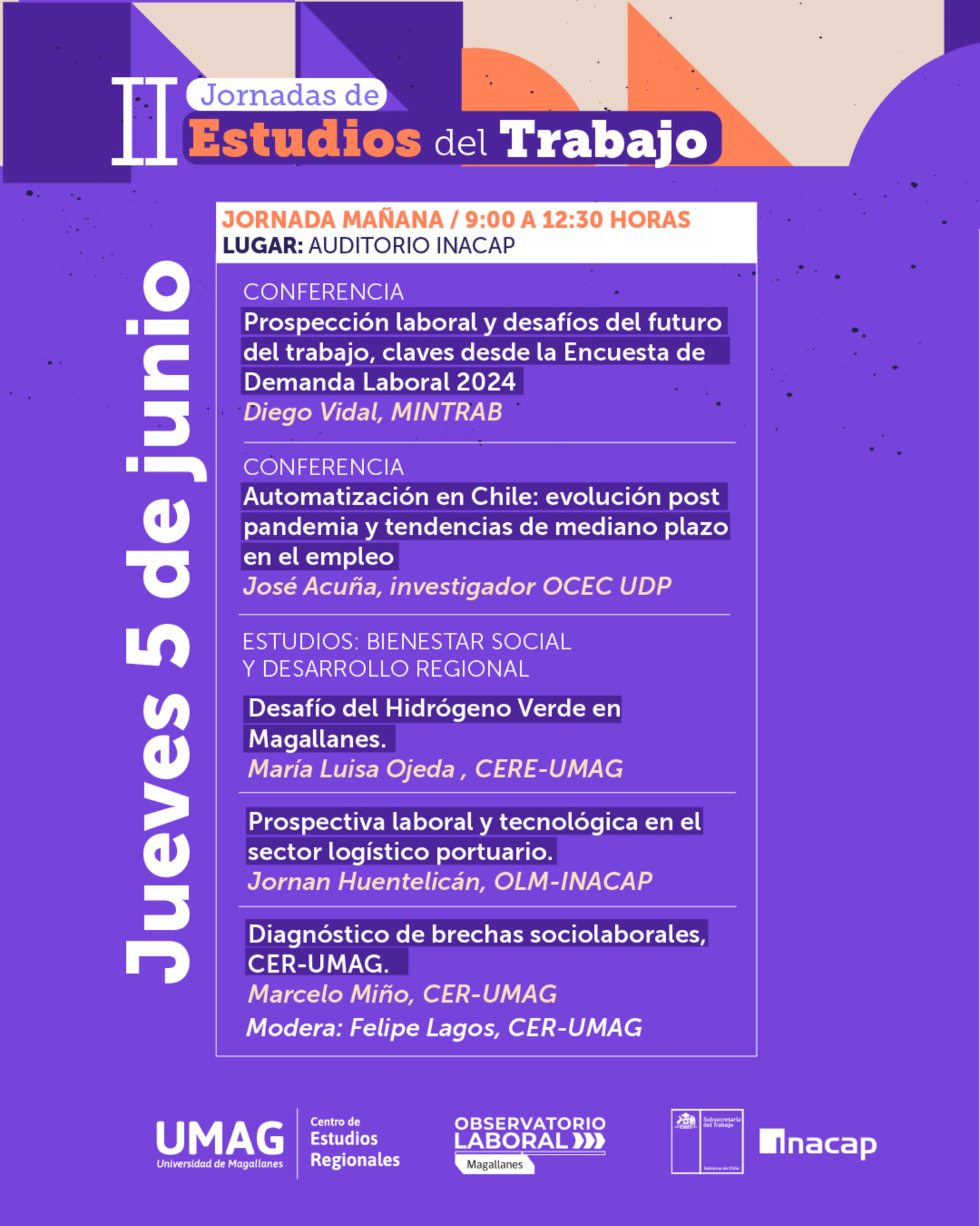 2das Jornadas de Estudios del Trabajo (Logística-Energías)