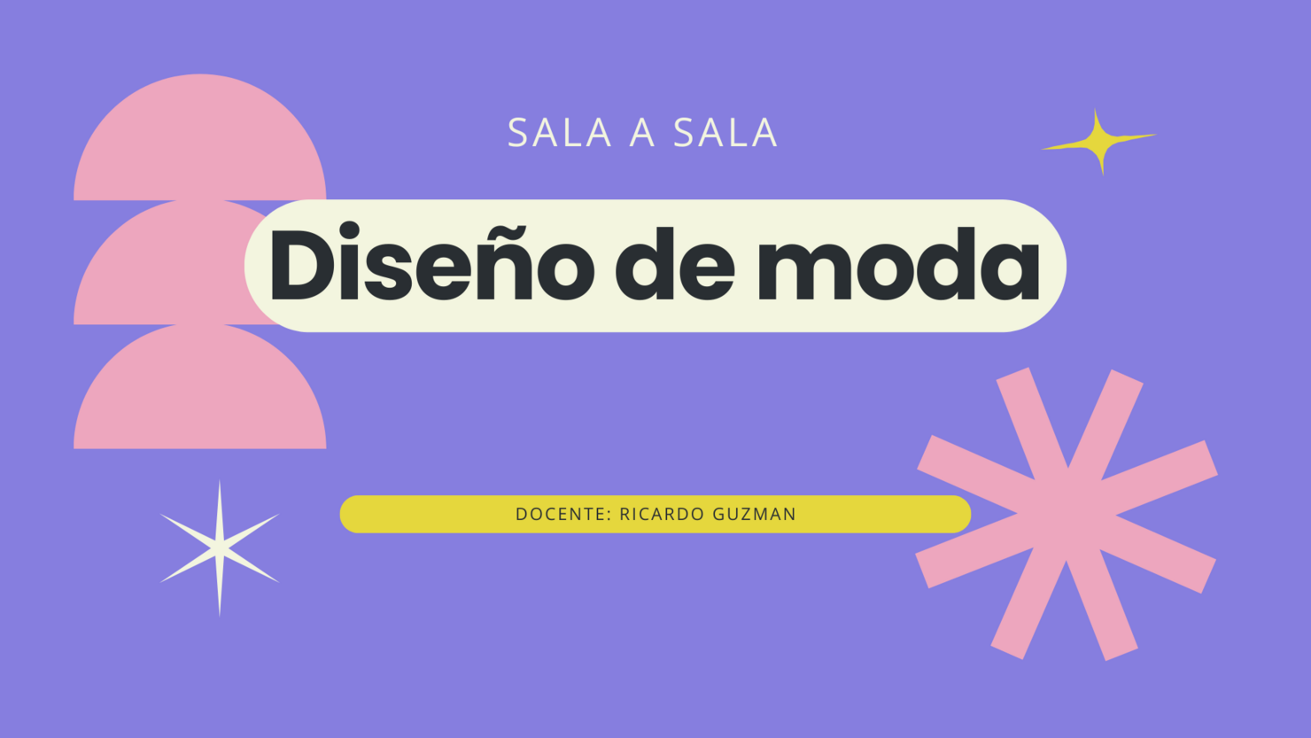 Sala a sala Diseño de moda