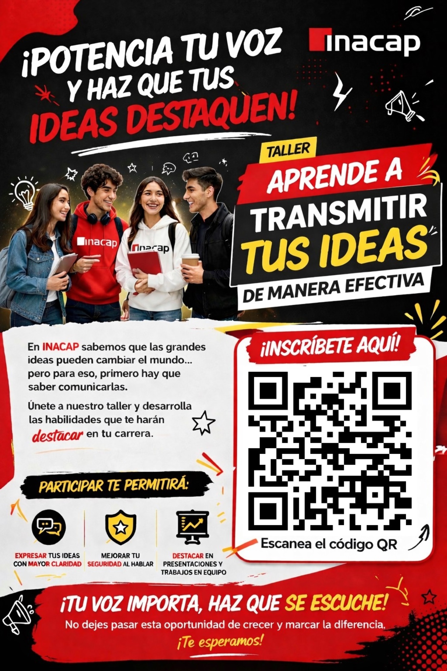 Charla “Comunicar para crecer: la voz que transforma tu vida”
