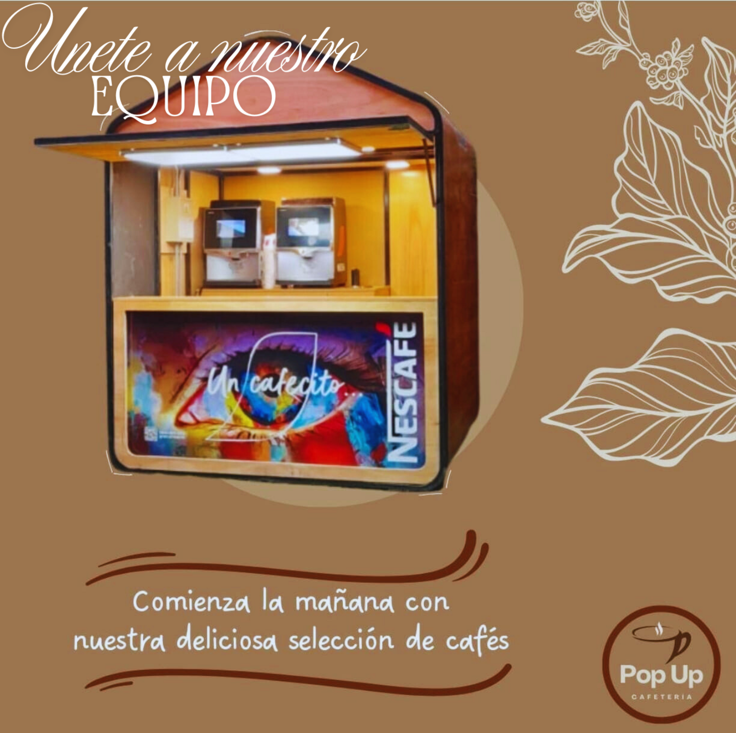 Reclutamiento Cafeteria Pop up 2025