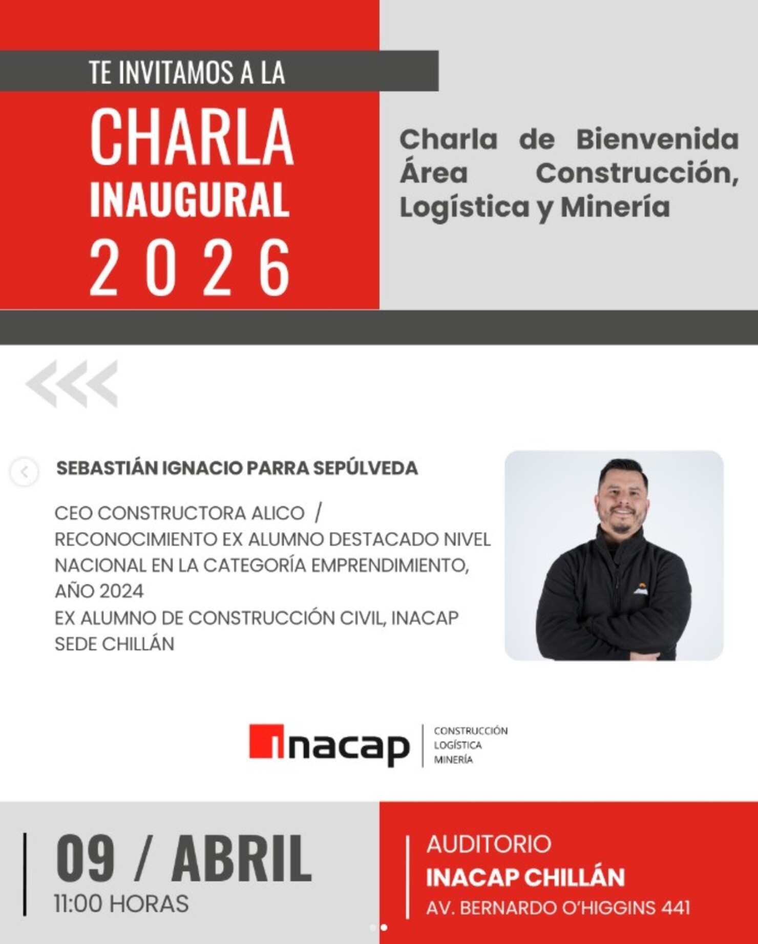 Charla Inaugural área Construcción Logística y Minería