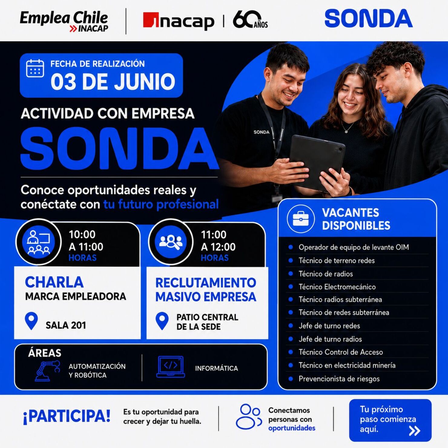 Charla Marca Empleadora + Reclutamiento Empresa SONDA