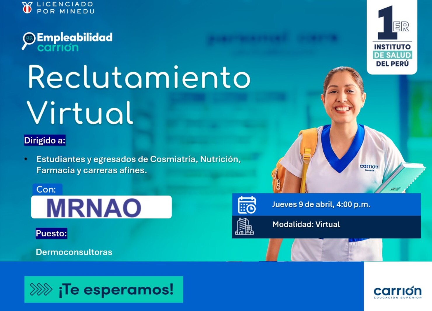 Reclutamiento Virtual con MRNAO