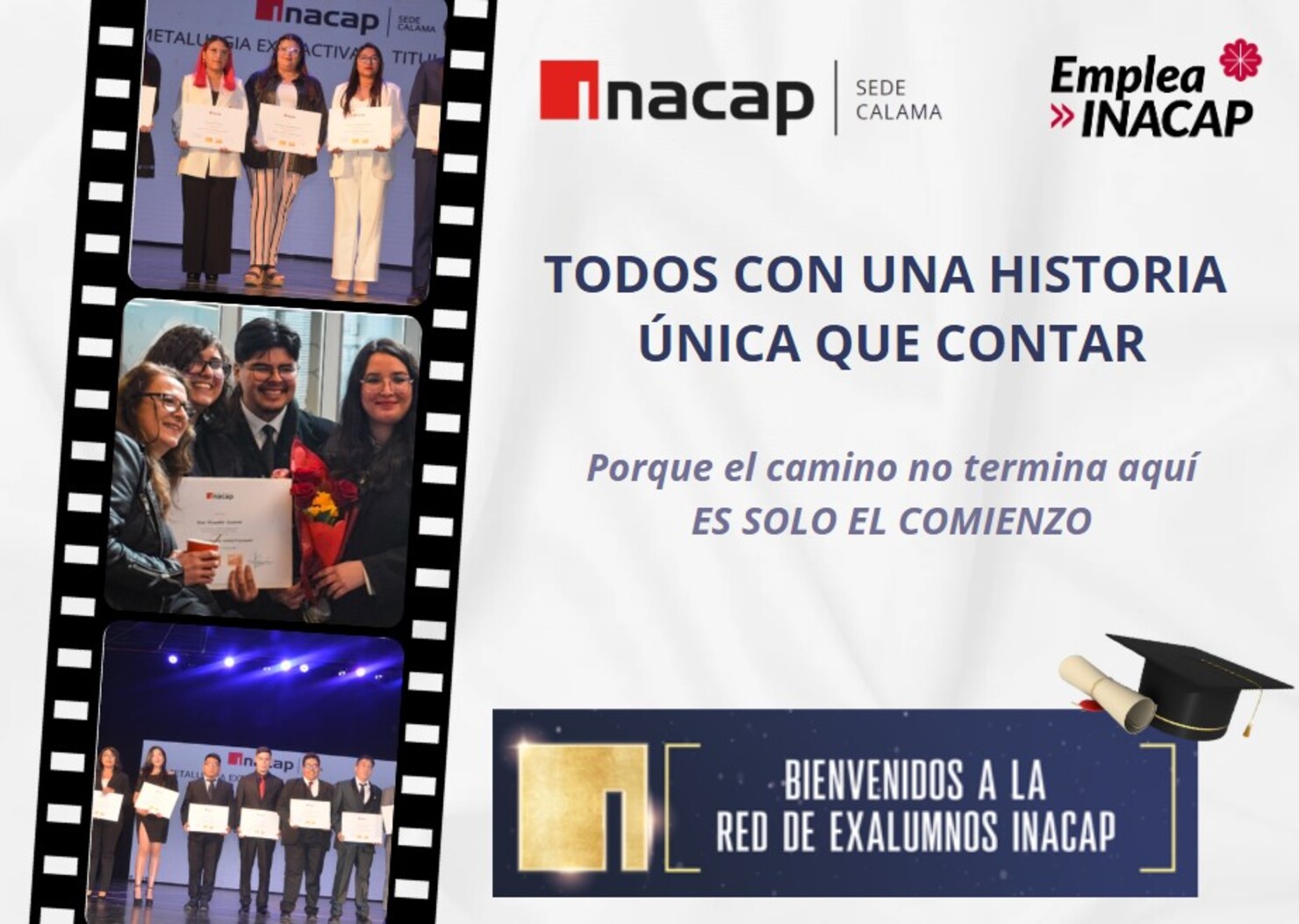 Inicio de Nuevos Caminos: Titulación y Bienvenida a la RED de Exalumnos INACAP