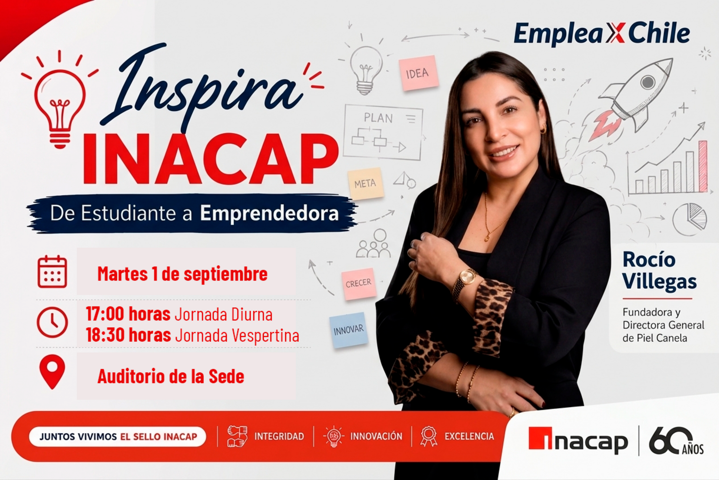 Inspira INACAP: De estudiante a Emprendedora