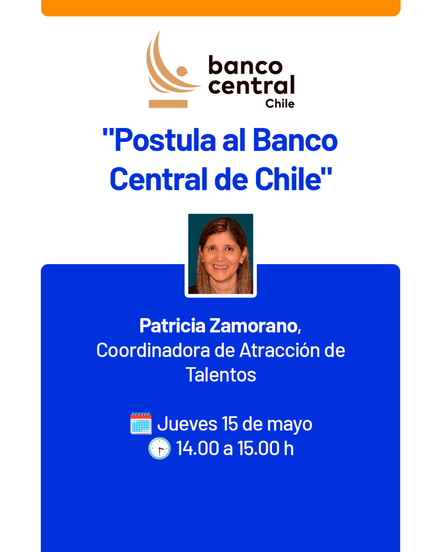 Postula al Banco Central de Chile