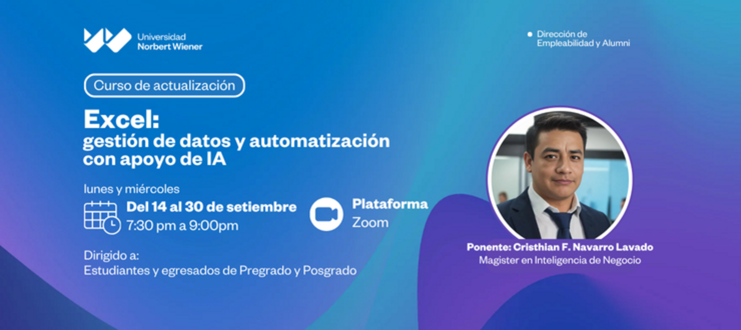 Excel: Gestión de datos y automatización con apoyo de IA