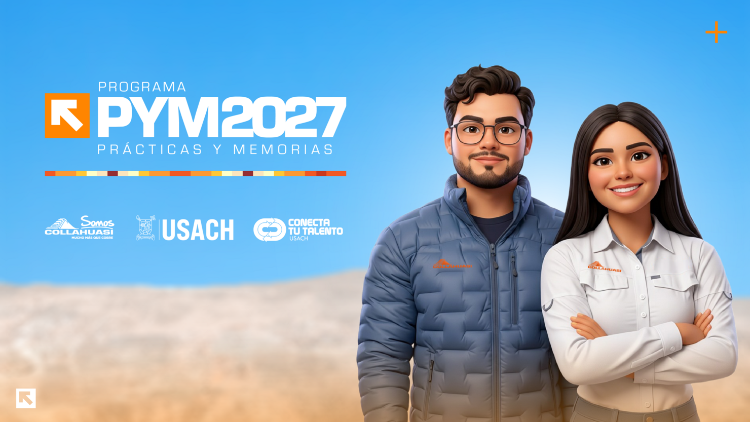Charla "Programa de Prácticas y Memorias 2027" de Collahuasi