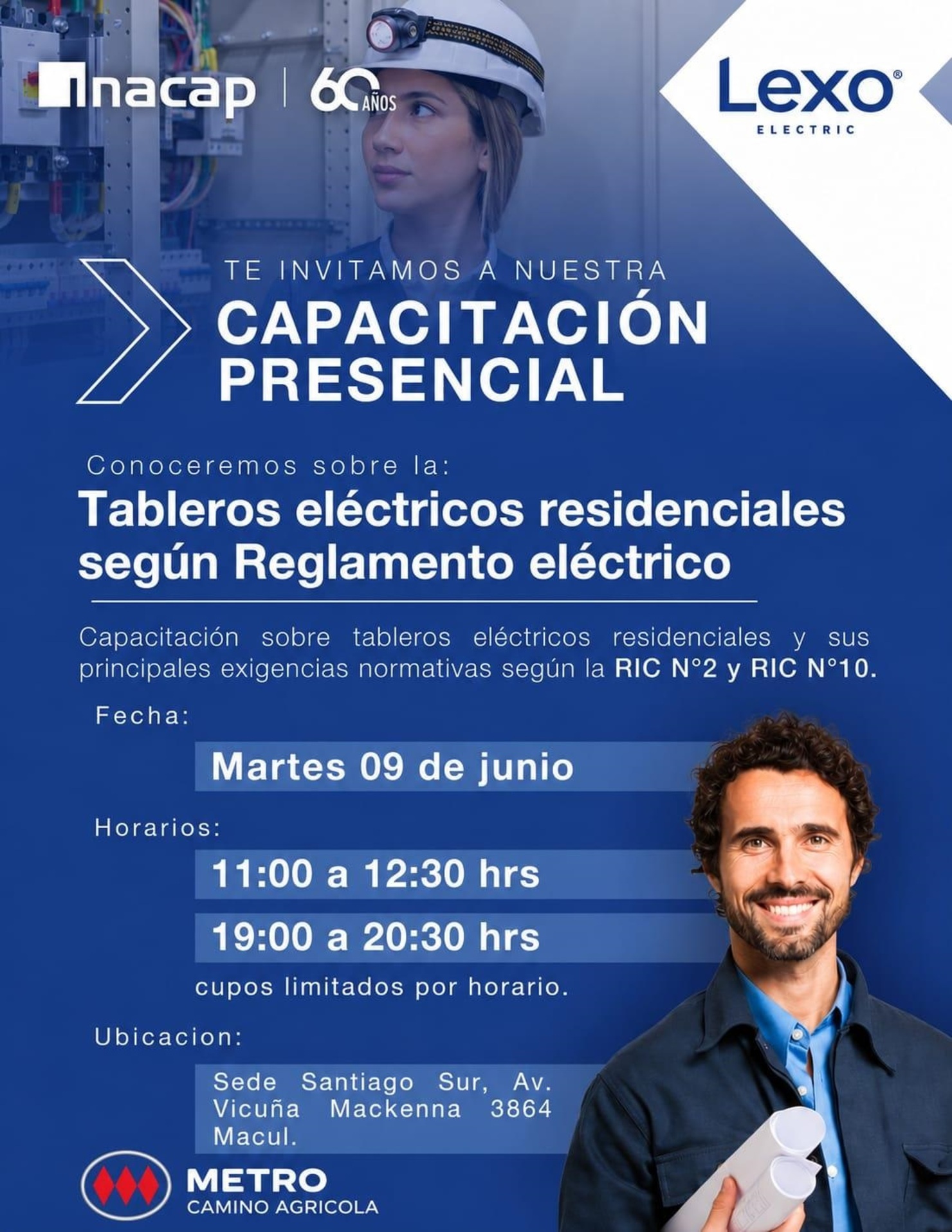 Capacitación Presencial: Tableros Eléctricos Residenciales según  Reglamento Eléctrico - Jornada Vespertina