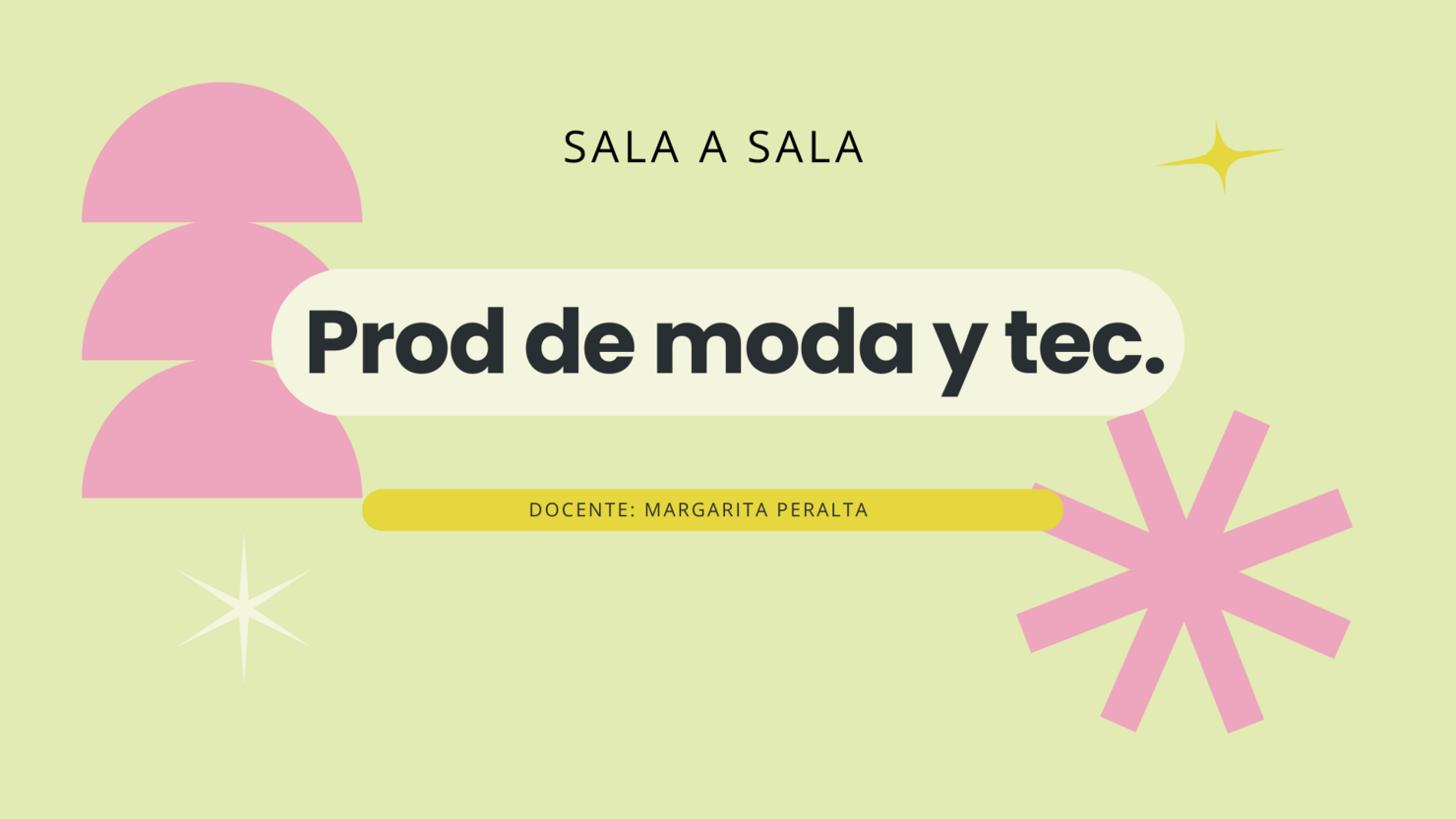Sala a sala Prod de moda y tecnología